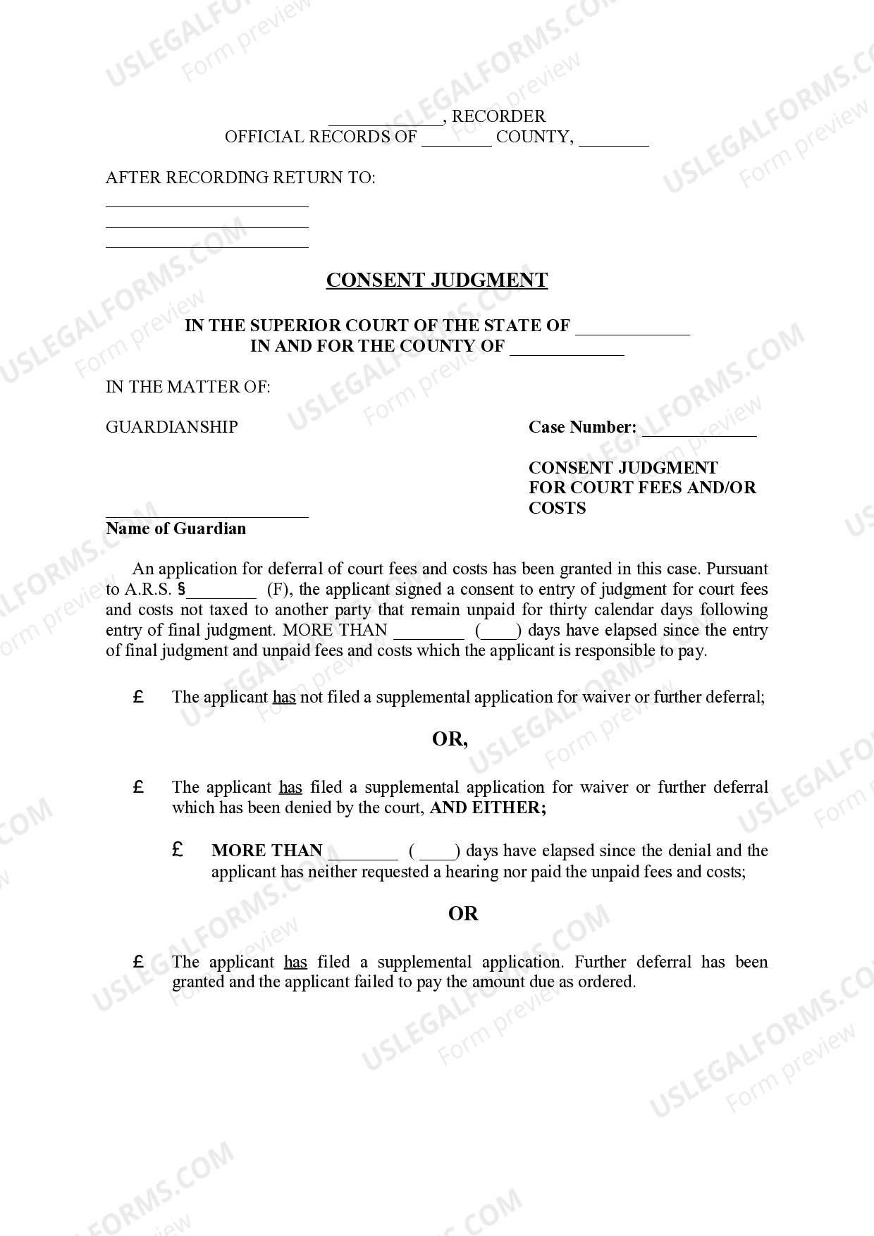 Arizona Easement By Necessity US Legal Forms