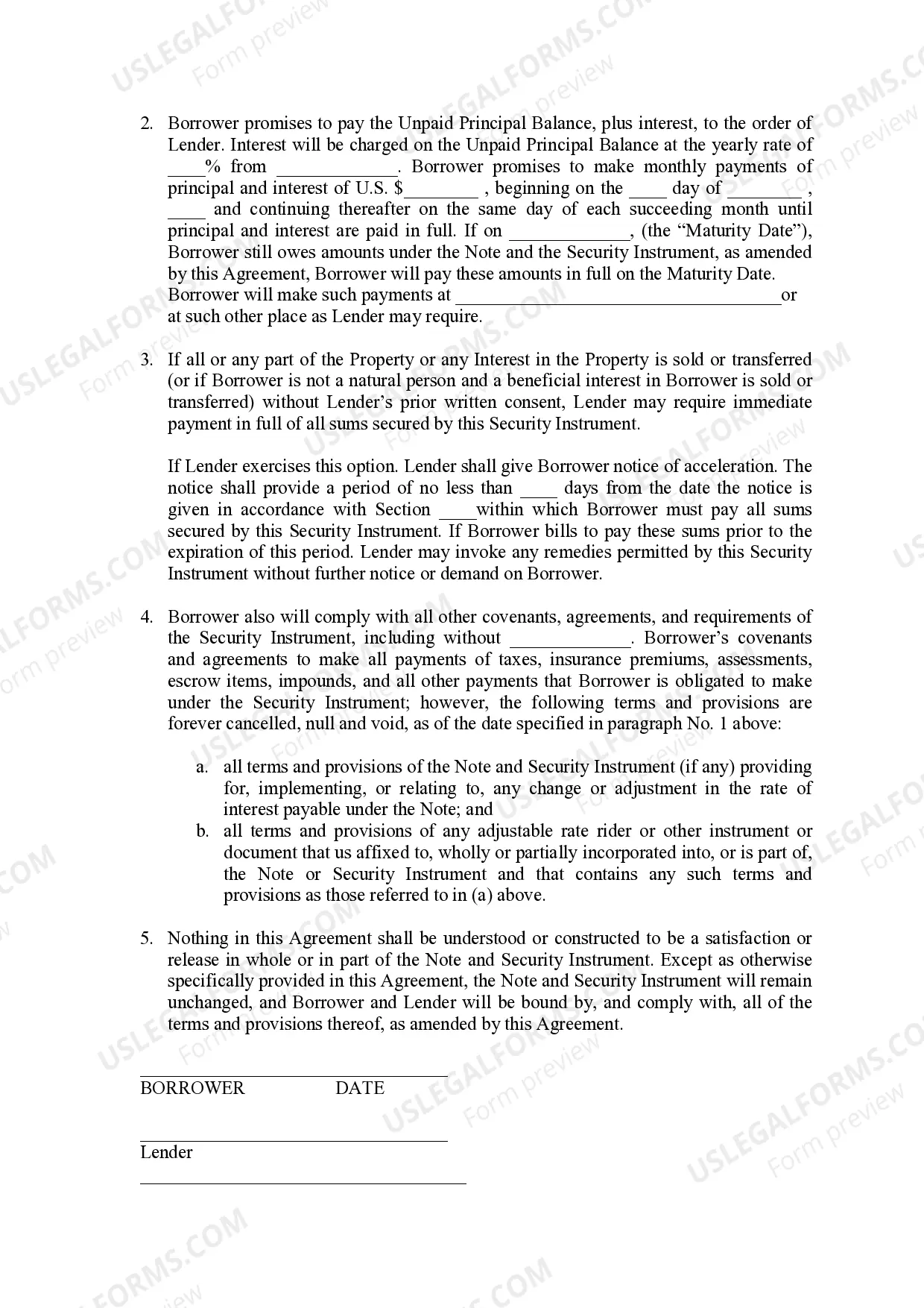 Preview Construction Conversion Agreement