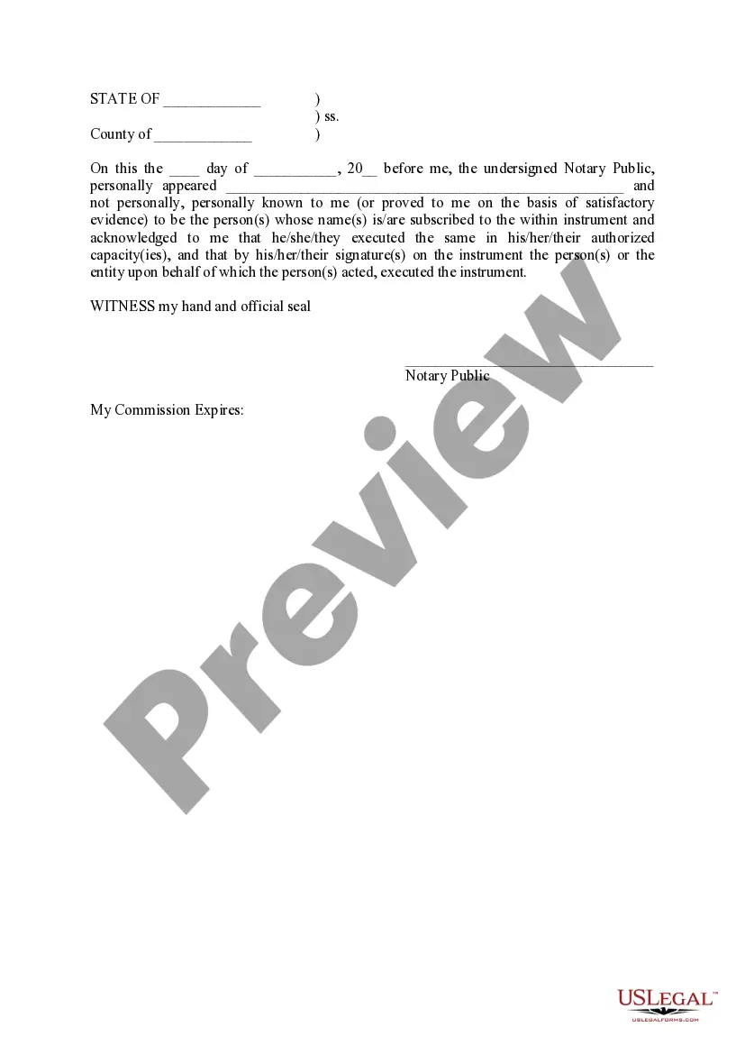 Preview Deed in Lieu of Forfeiture (Agreement)