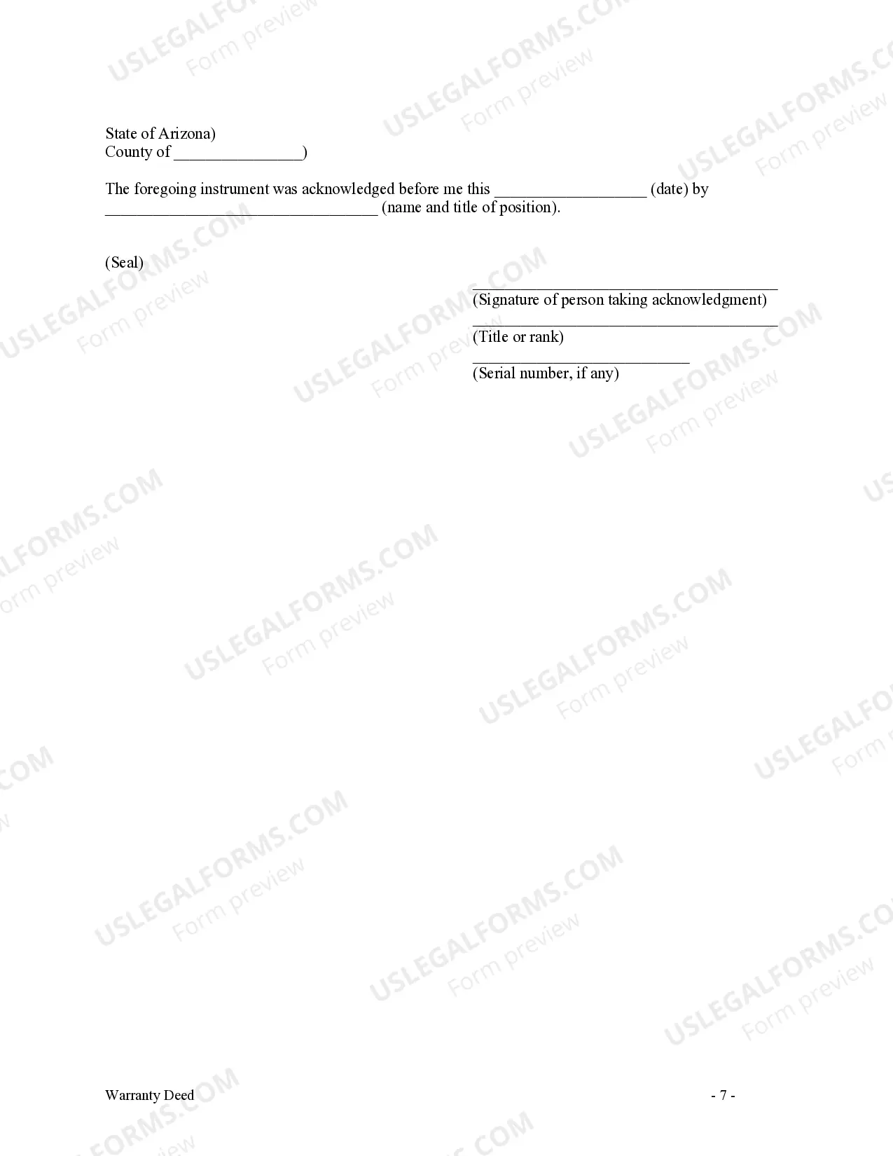 Preview Warranty Deed - Trustee to Three Individuals