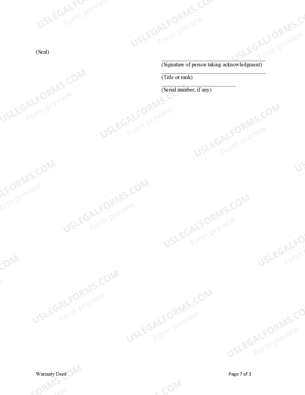 Preview Warranty Deed from Two Individuals / Husband and Wife to Two Individuals / Husband and Wife