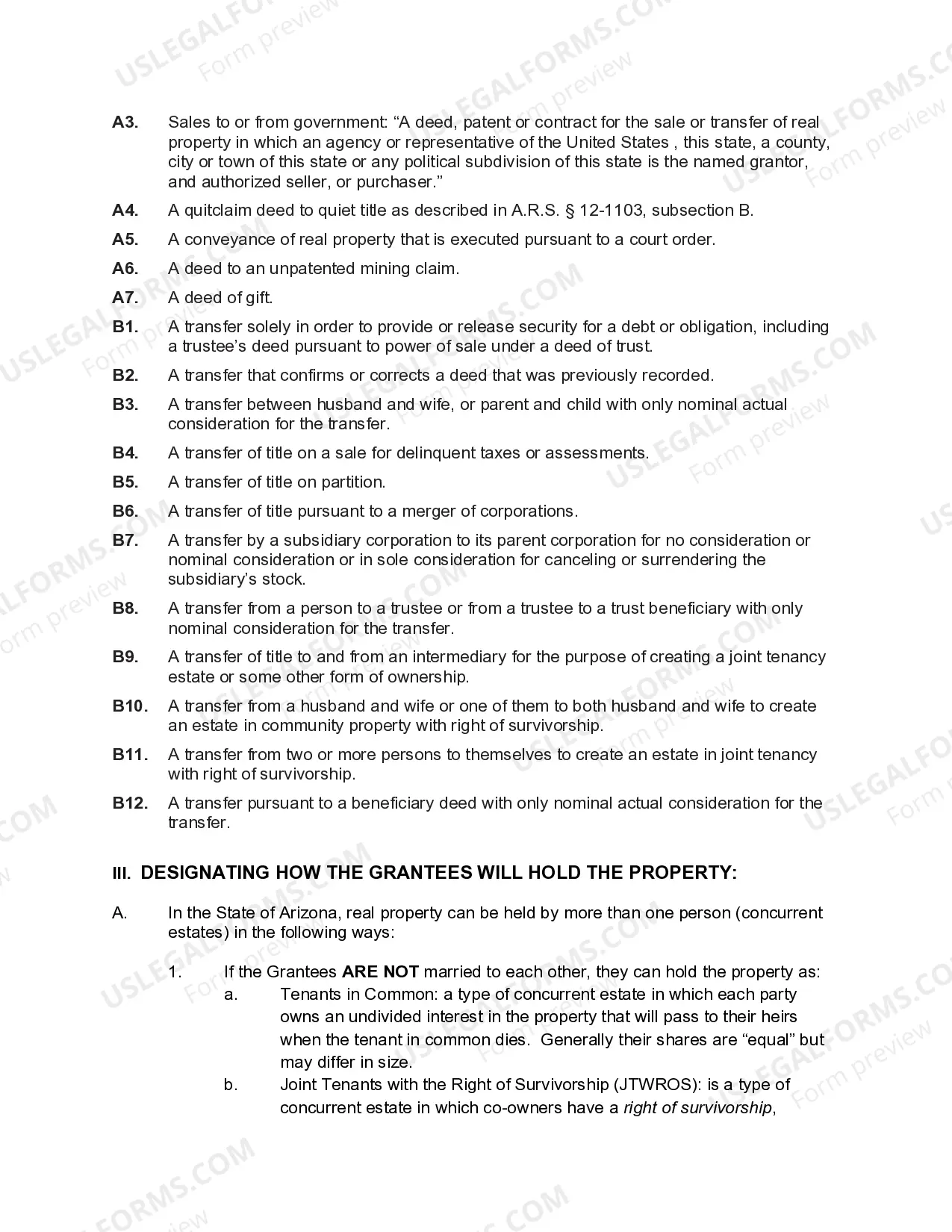 Preview Transfer on Death Deed or TOD - Beneficiary Deed for Individual to Husband and Wife