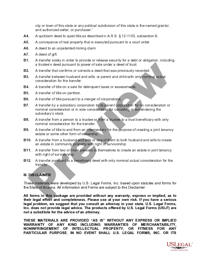 Preview Quitclaim Deed transferring a Specified Undivided Interest from Individual to Individual