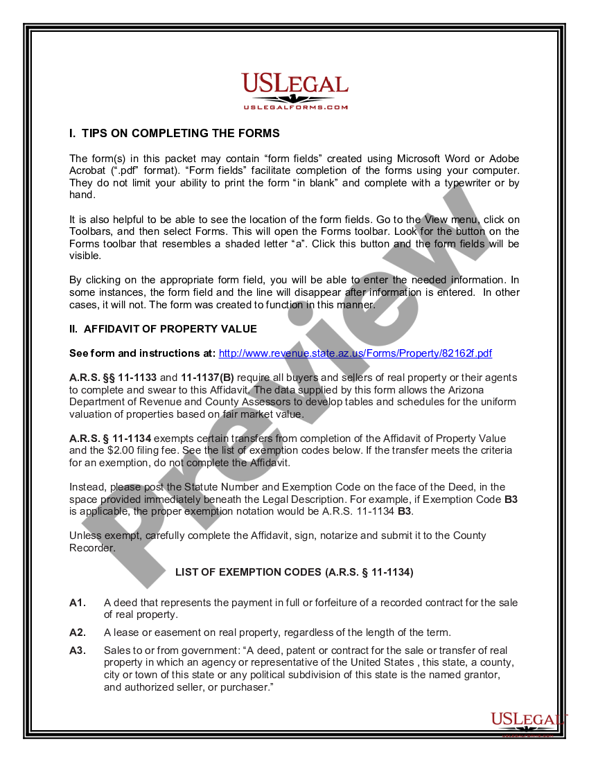 page 1 Grant Deed from a Corporation to a Trust preview