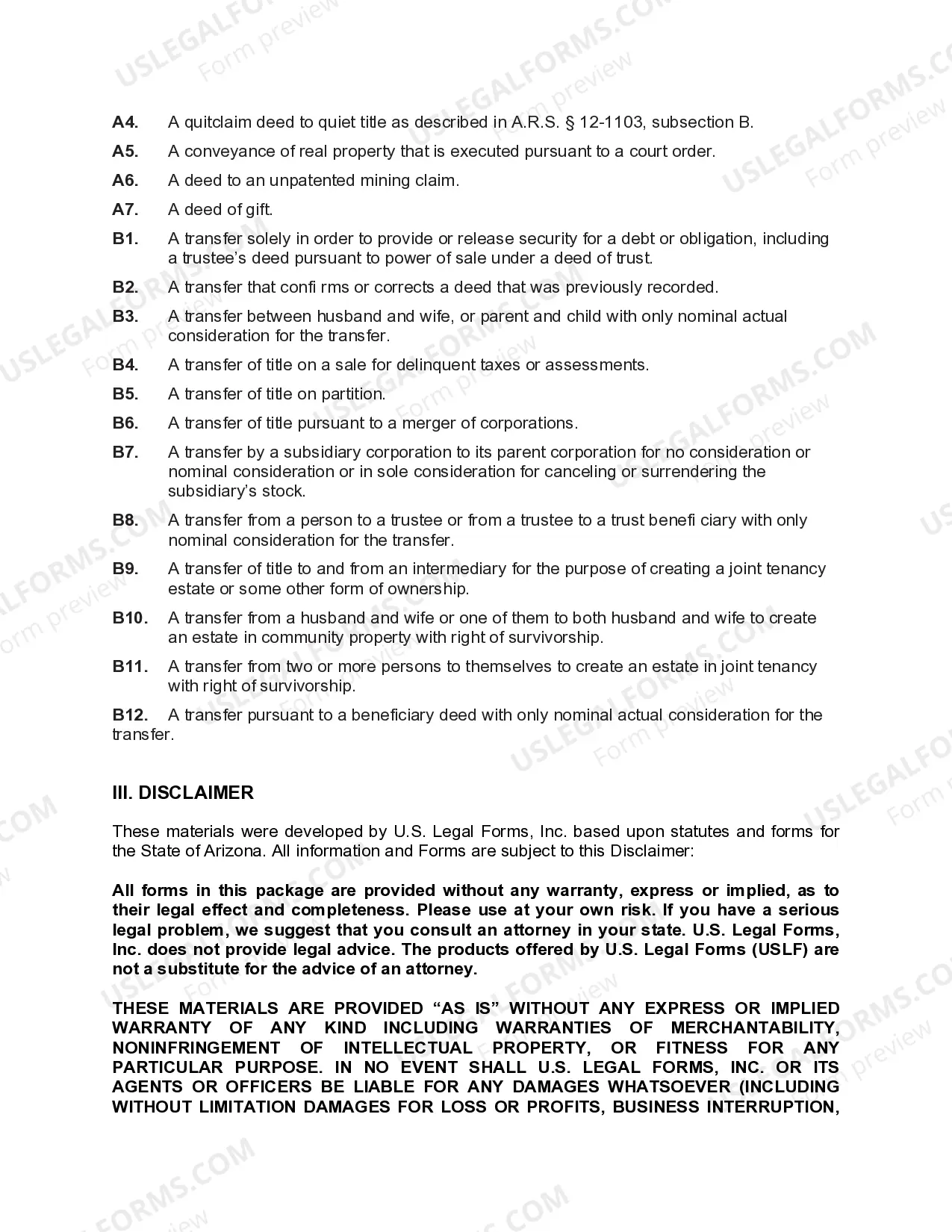 Preview Warranty Deed from a Trust to a Trust