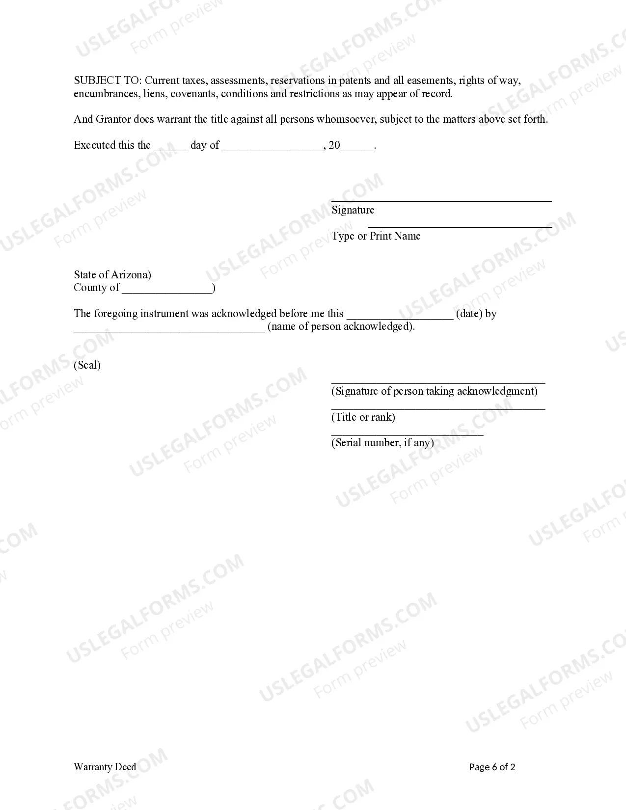 Preview Warranty Deed for a Condominium Unit from an Individual to Three Individuals