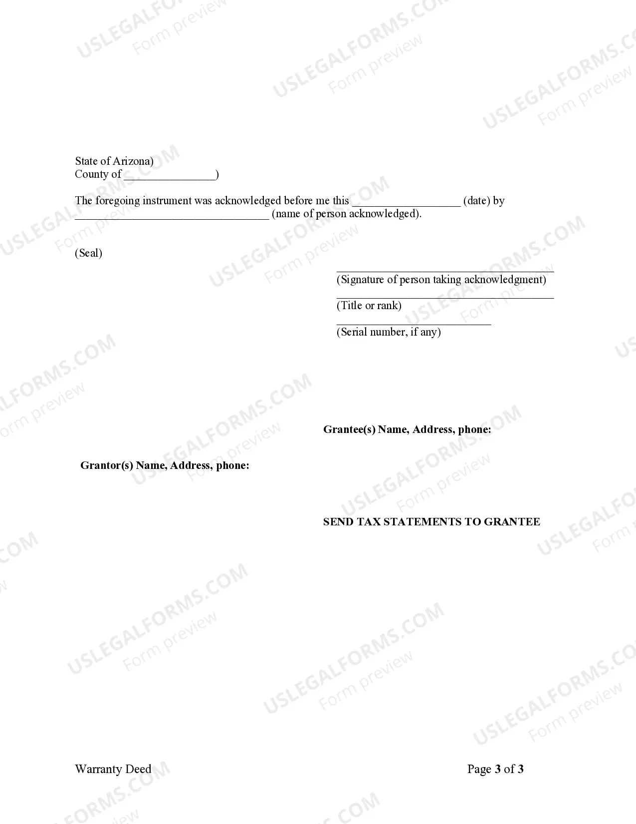 Preview Warranty Deed from two Individuals to Corporation