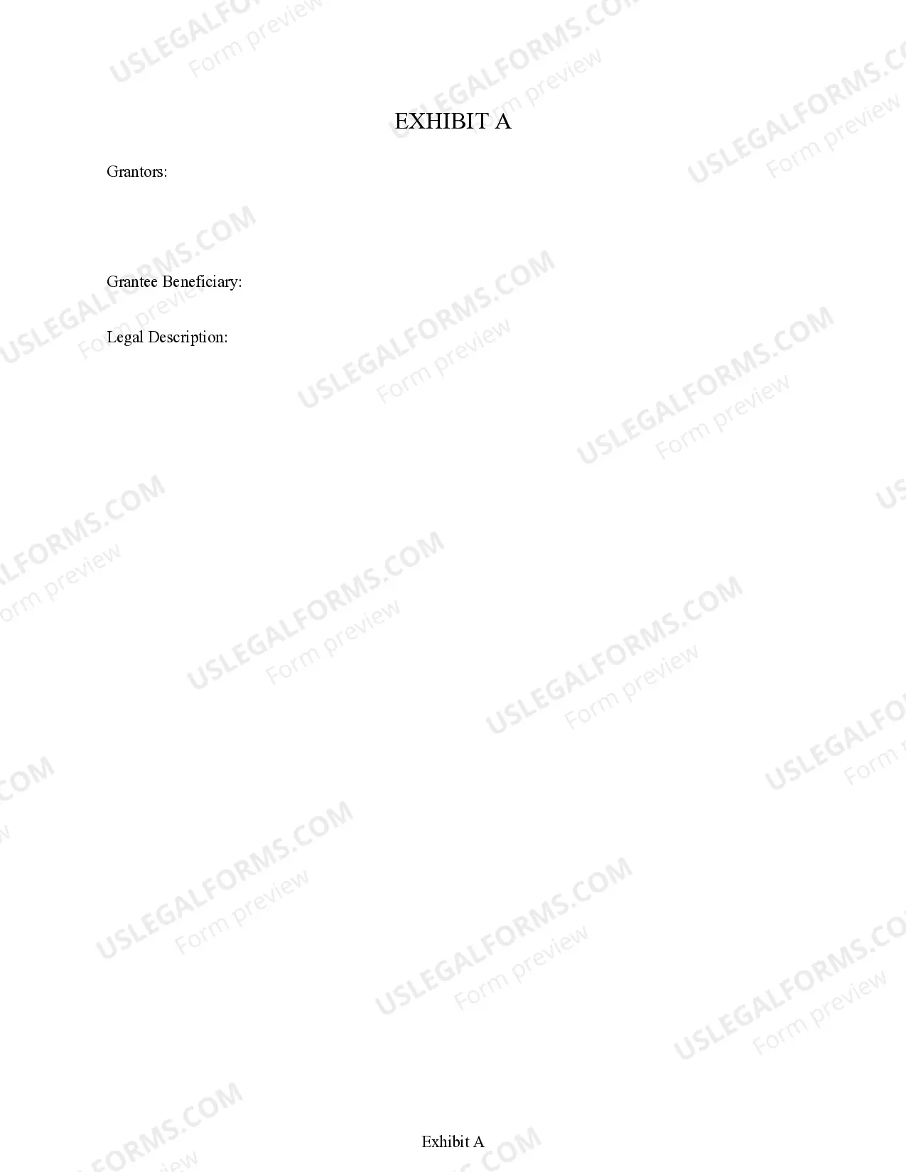 Preview Beneficiary Deed from Husband and Wife to Trust