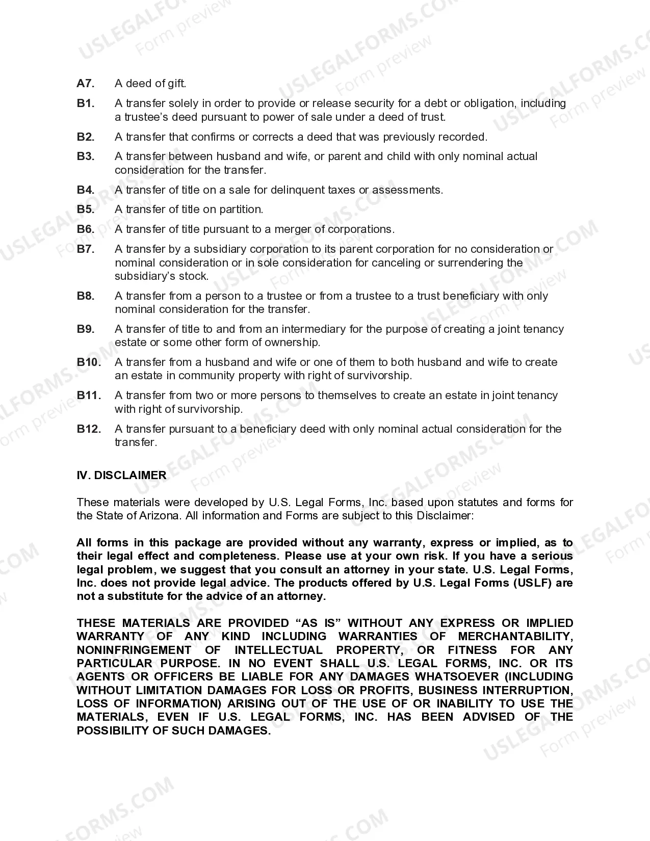 Preview Quitclaim Deed from One Individual to Five Individuals