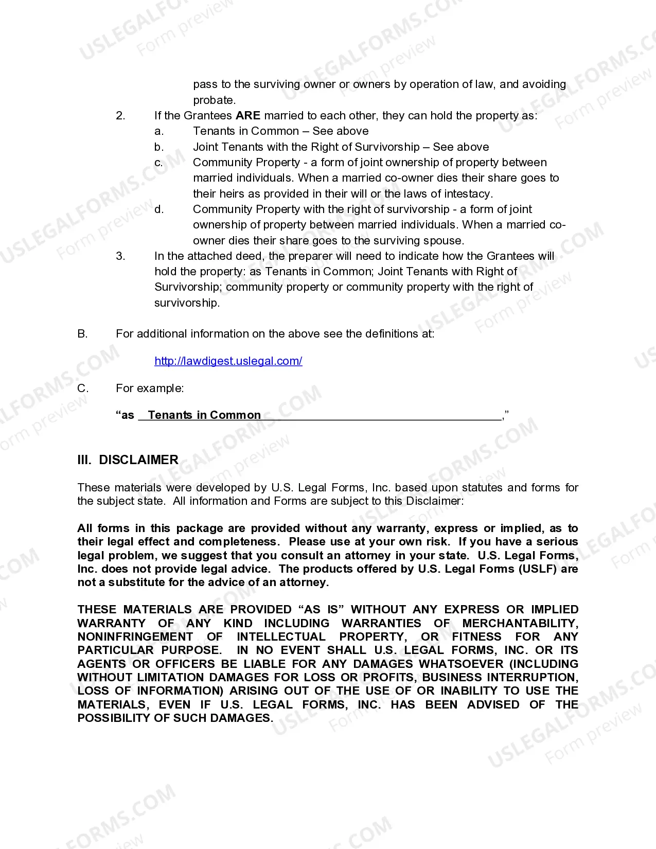 Preview Beneficiary or Transfer of Death (TOD) Deed - Husband and Wife / Two Individuals to Husband and Wife / Two Individuals