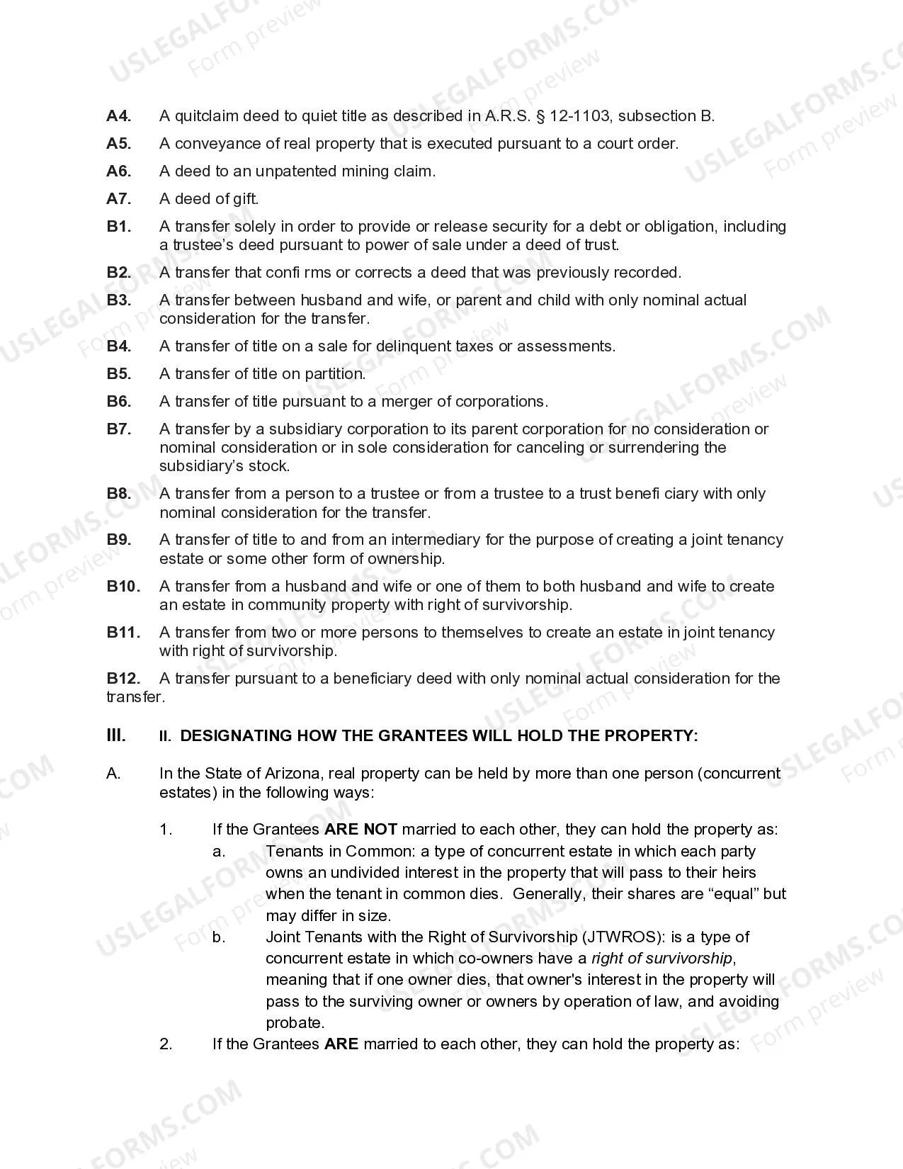 Preview Warranty Deed from Two Individuals to Husband and Wife and Husband and Wife, or 4 Individuals.