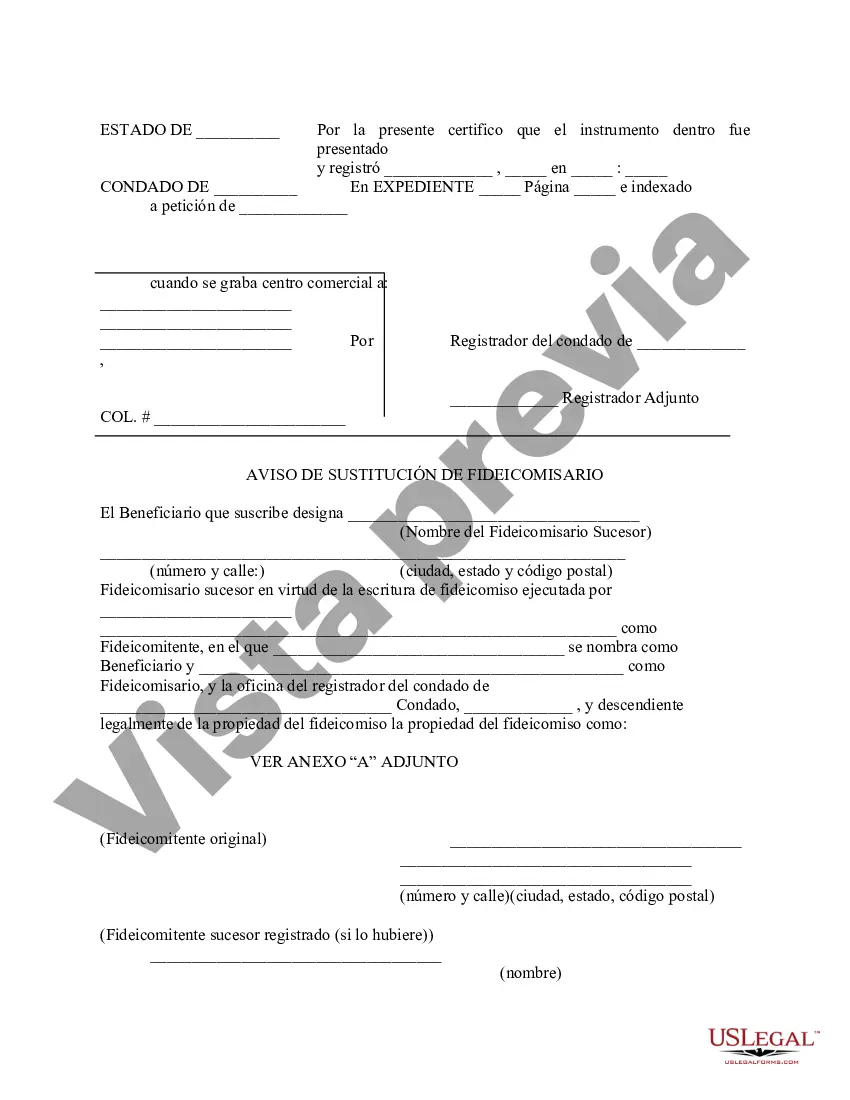 Preview Aviso de Sustitución de Síndico