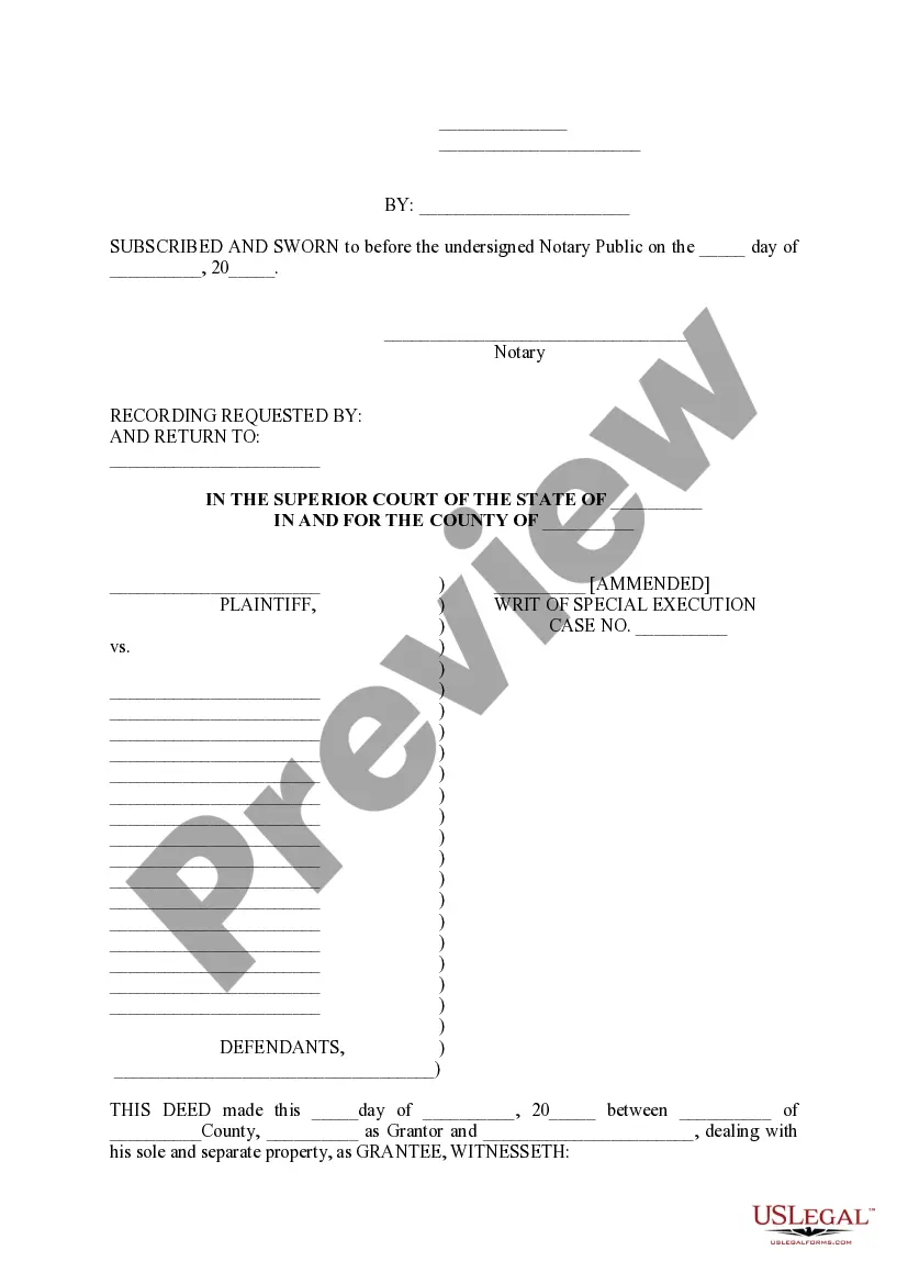 Preview Certificate of Sale of Property on Execution