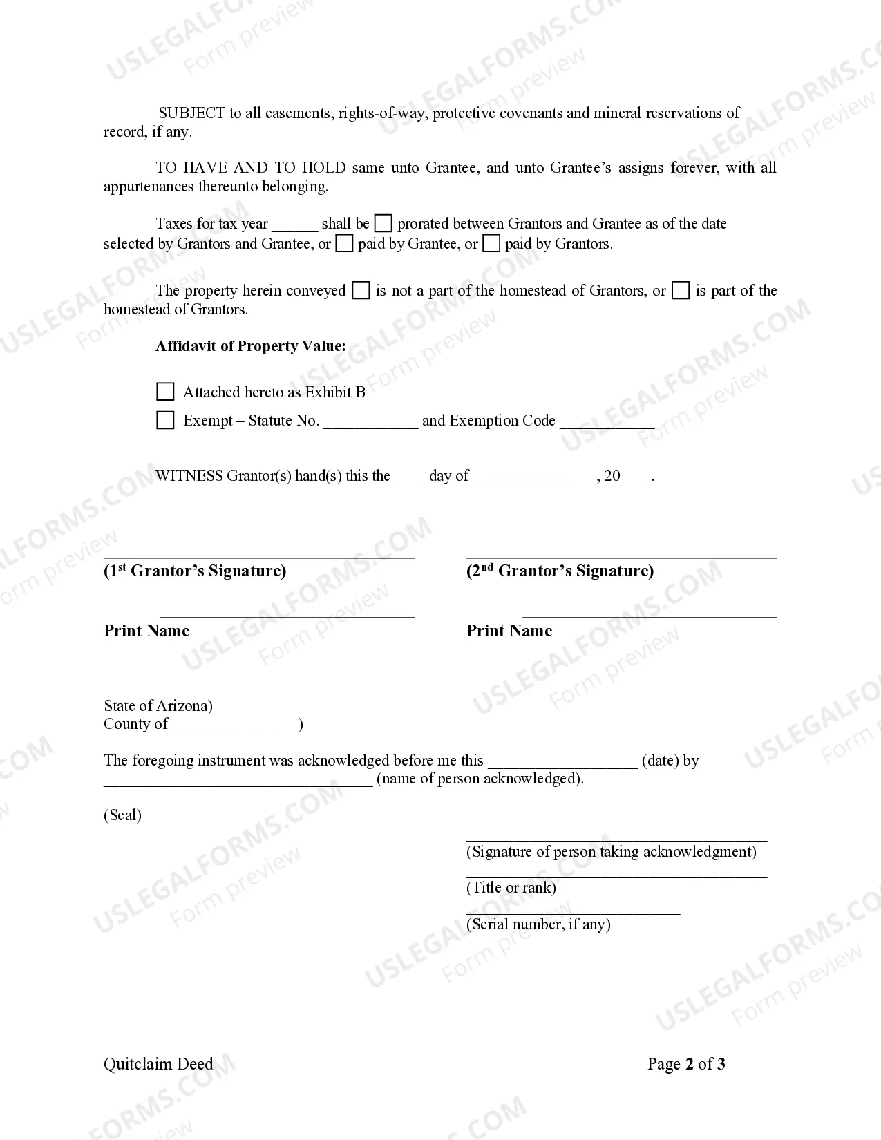 Preview Quitclaim Deed from Husband and Wife to Corporation