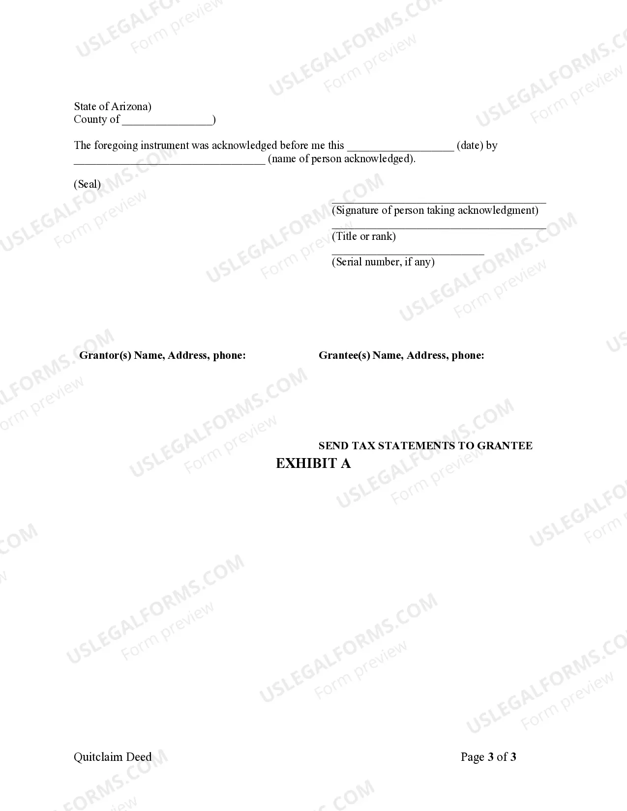 Preview Quitclaim Deed from Husband and Wife to Corporation