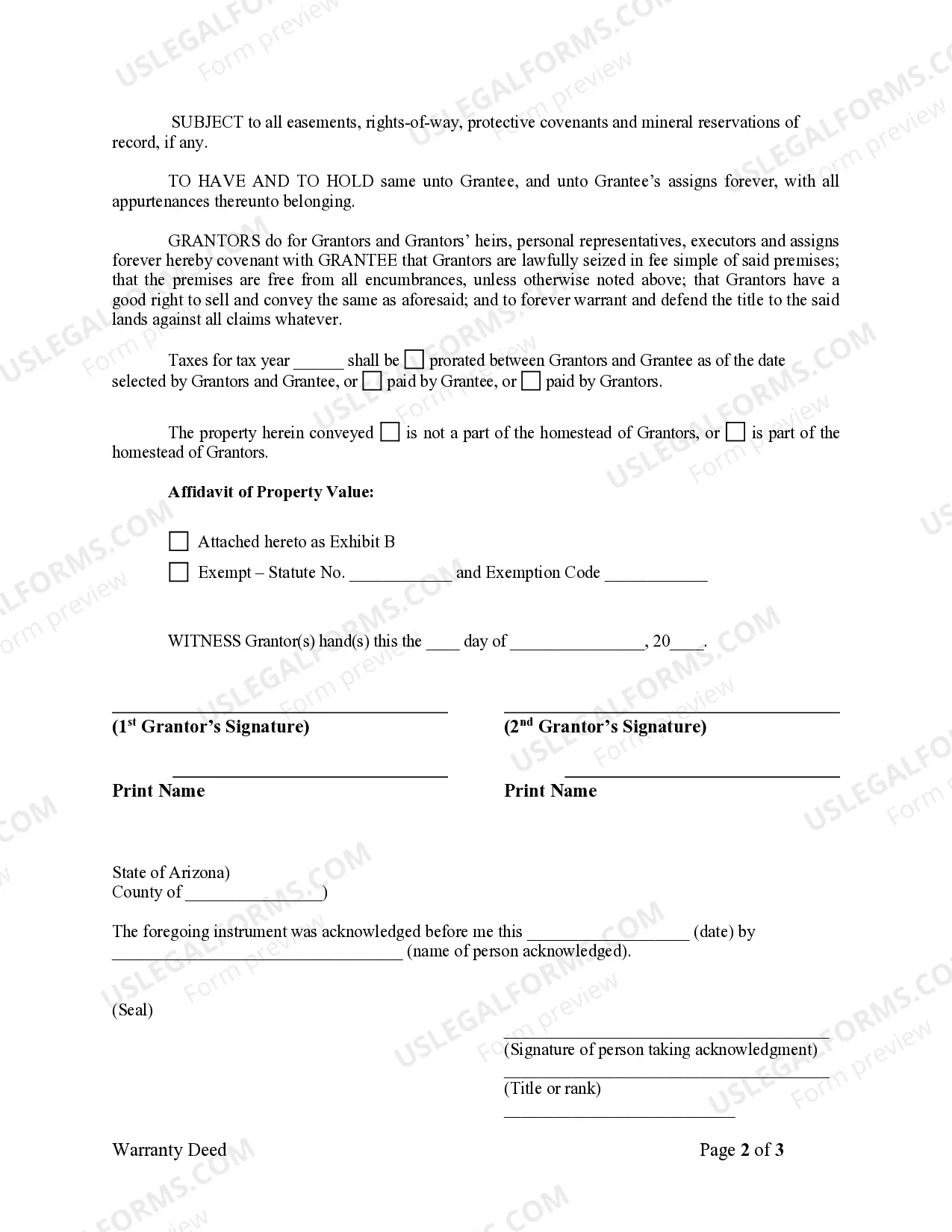 Preview Warranty Deed from Husband and Wife to Corporation
