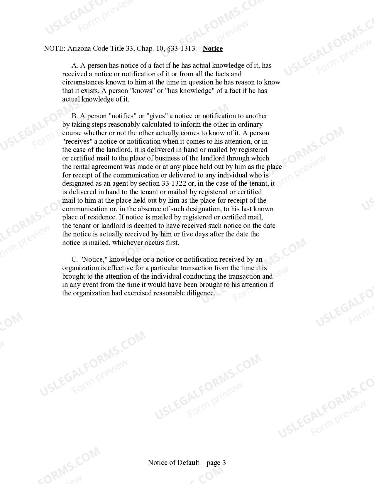 Preview 10 day Notice of Material Violation of Lease or Rental Agreement - Residential - 10 days to Cure from Tenant to Landlord