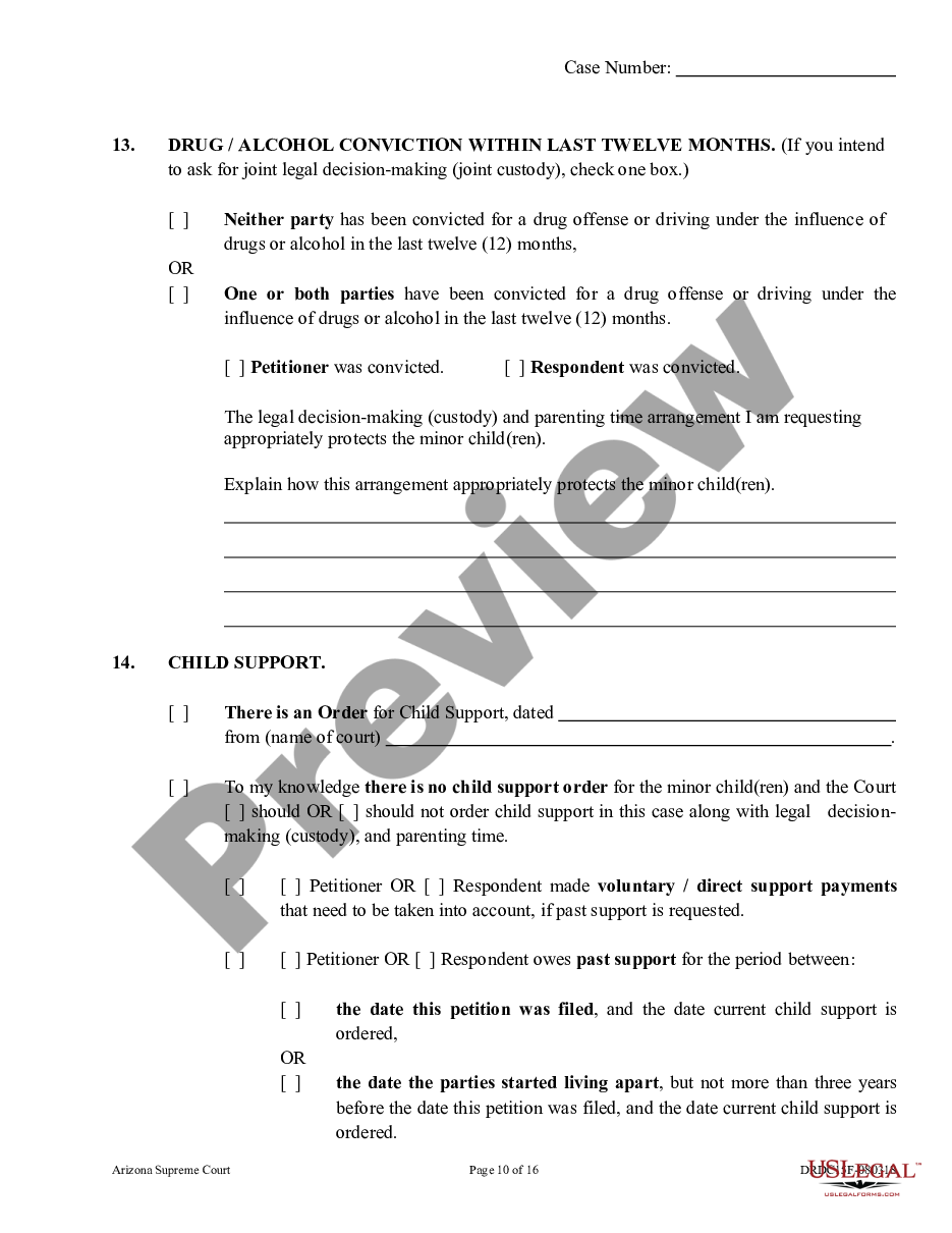page 9 Petition for Dissolution of Marriage with Children - Divorce preview