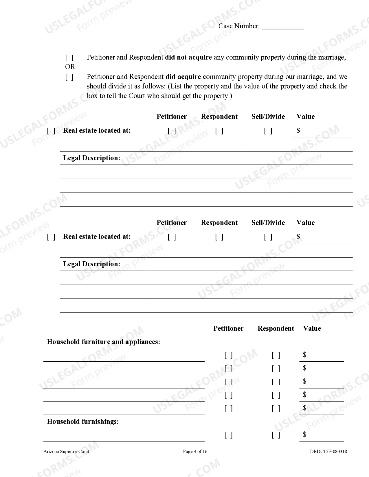 Preview Petition for Dissolution of Marriage with Children