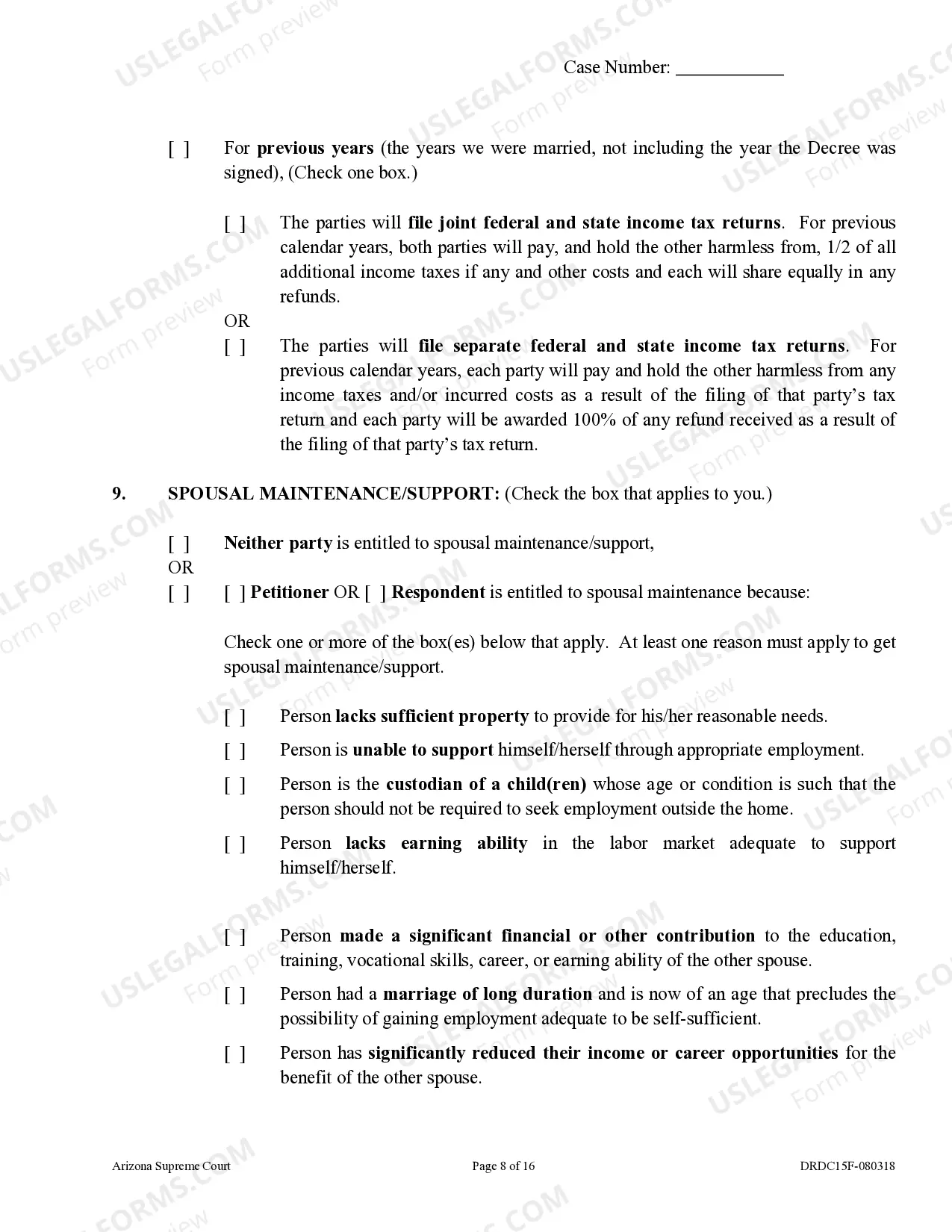 Preview Petition for Dissolution of Marriage with Children