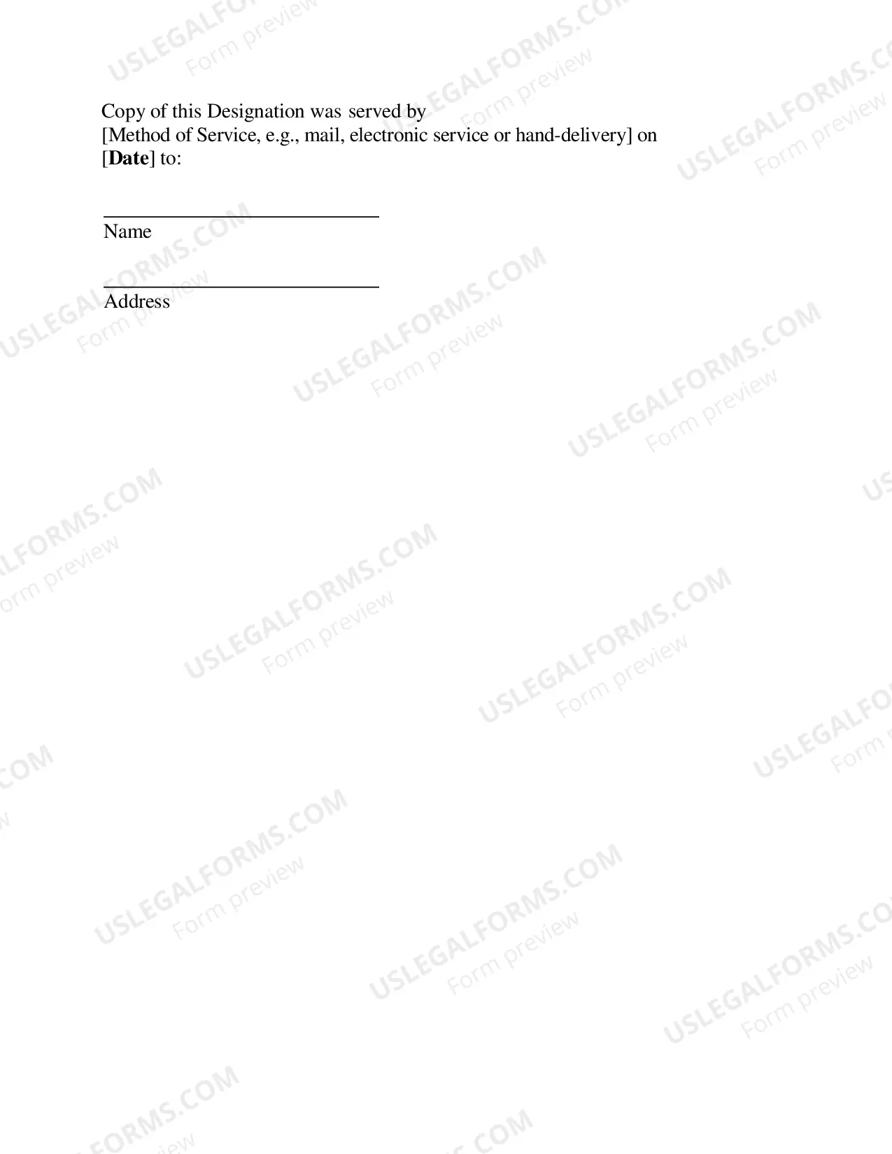 Preview Designation of Partial Transcript