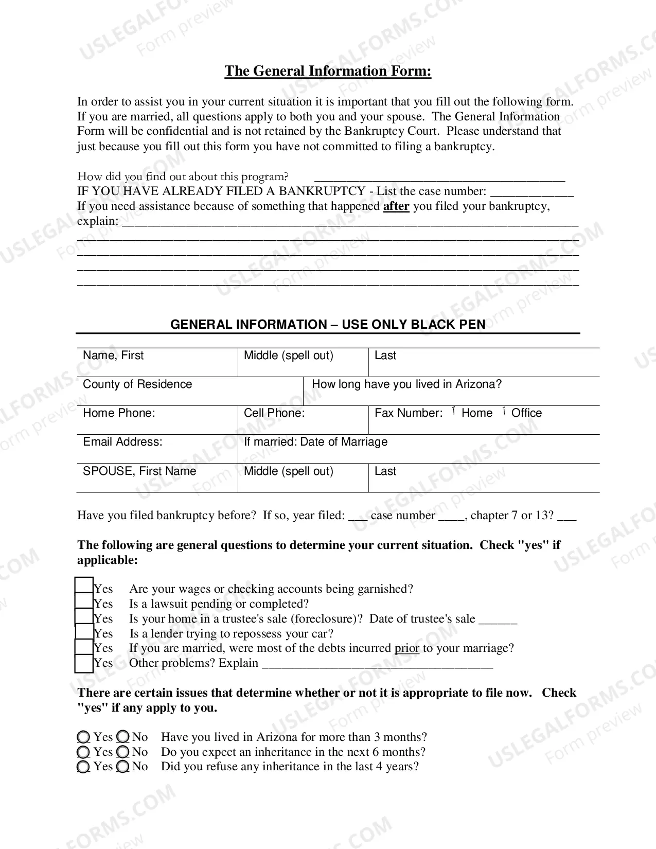 Preview Help Center Questionnaire
