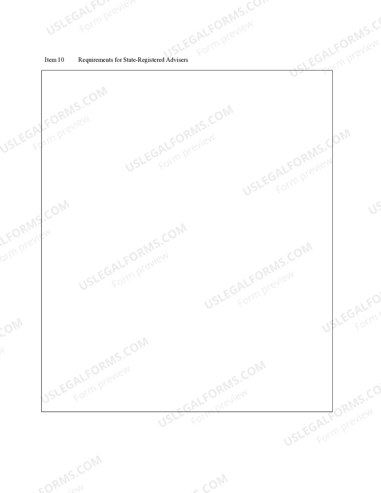 Preview Wrap Fee Brochure