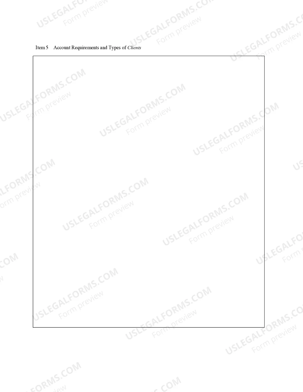 Preview Wrap Fee Brochure