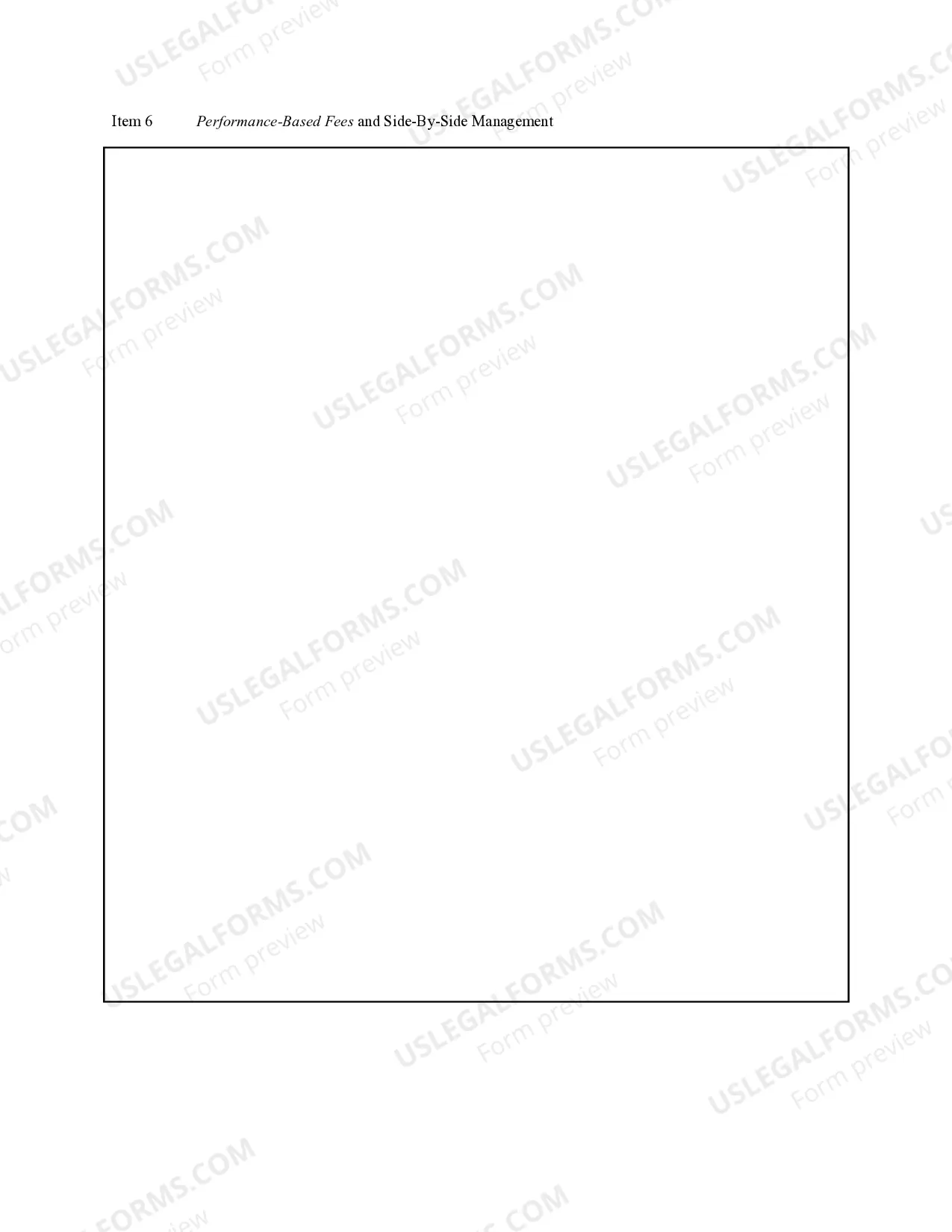 Preview Firm Brochure 5 Pages