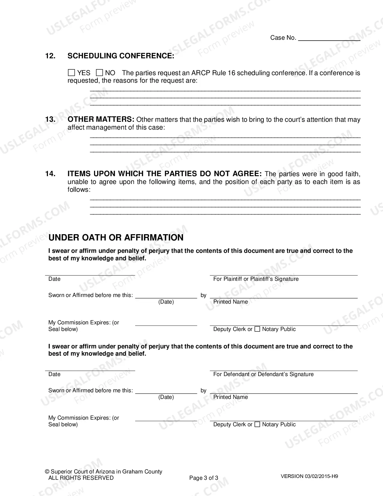 Preview Civil Joint Report
