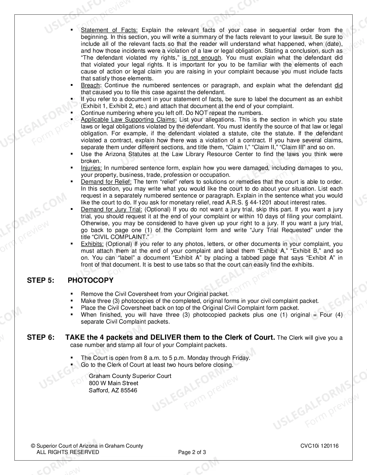 Preview Civil Complaint