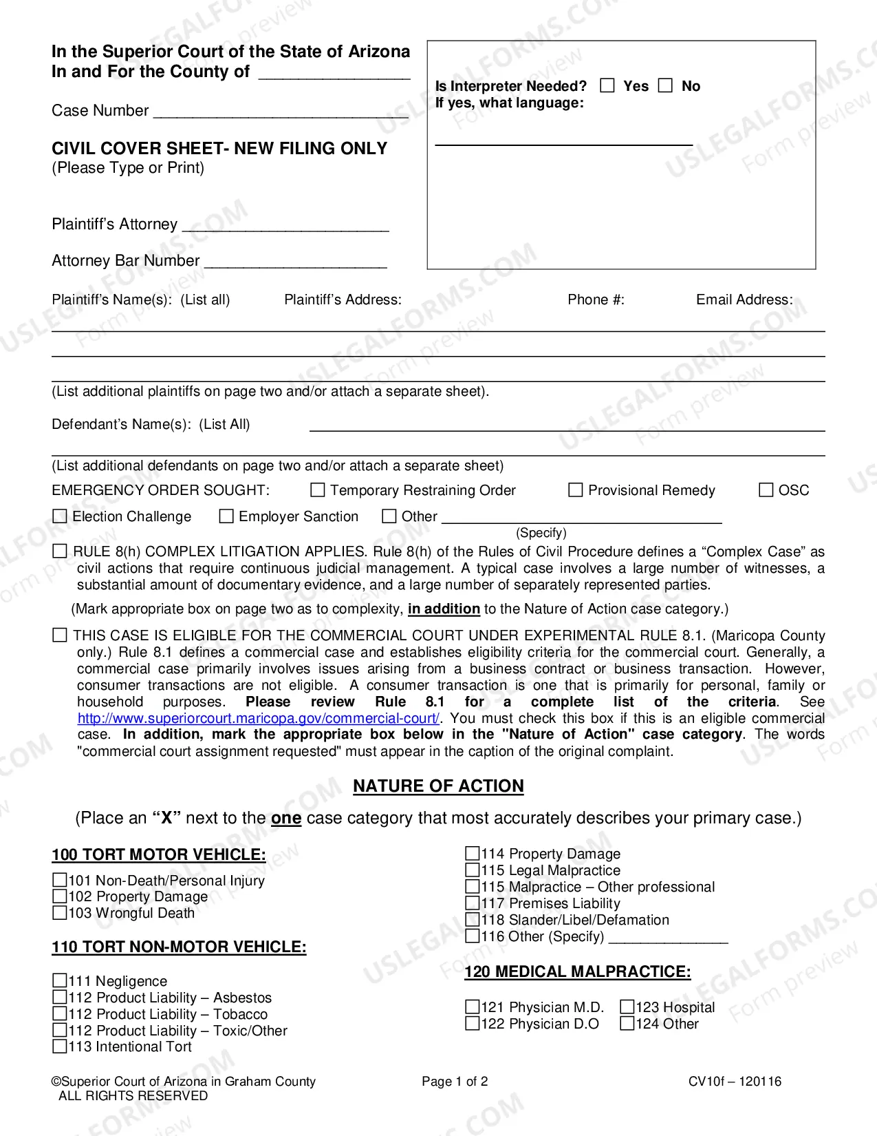 Preview Civil Complaint