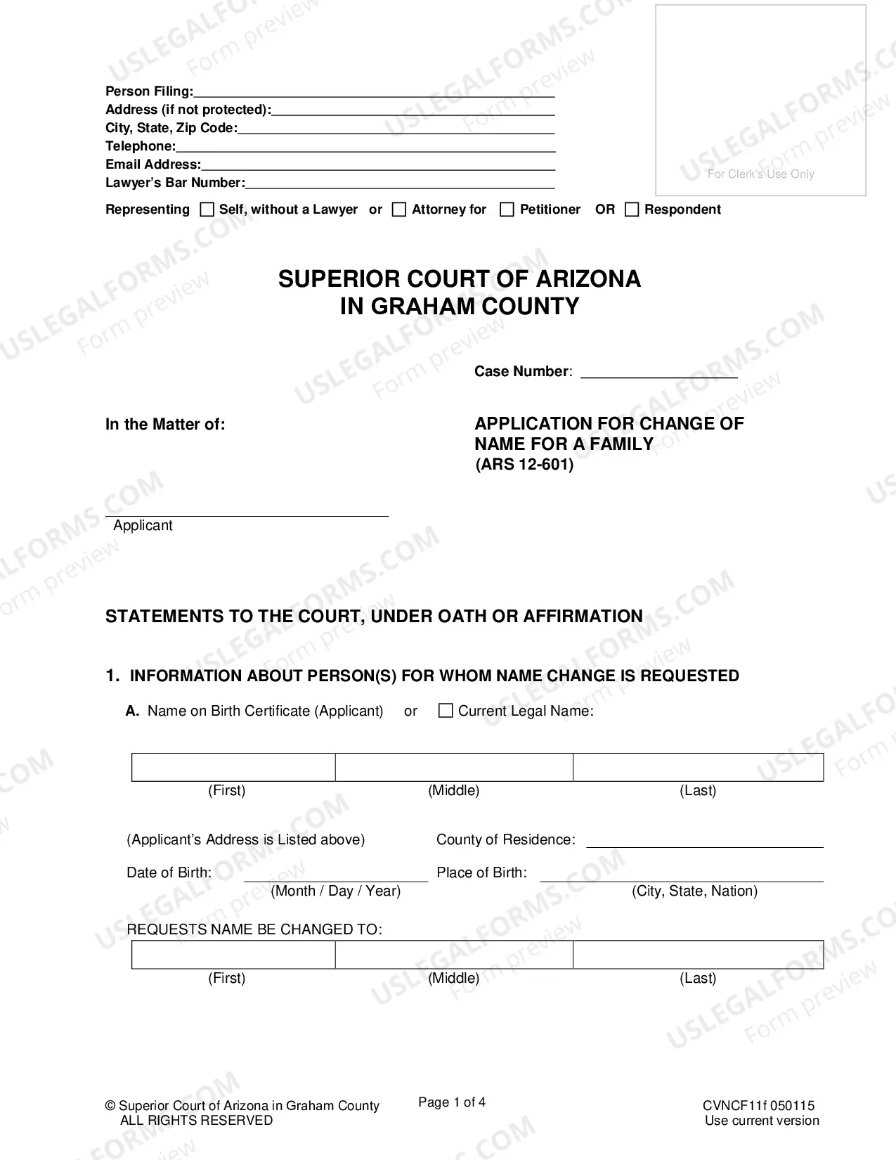 Preview Name Change-Entire Family