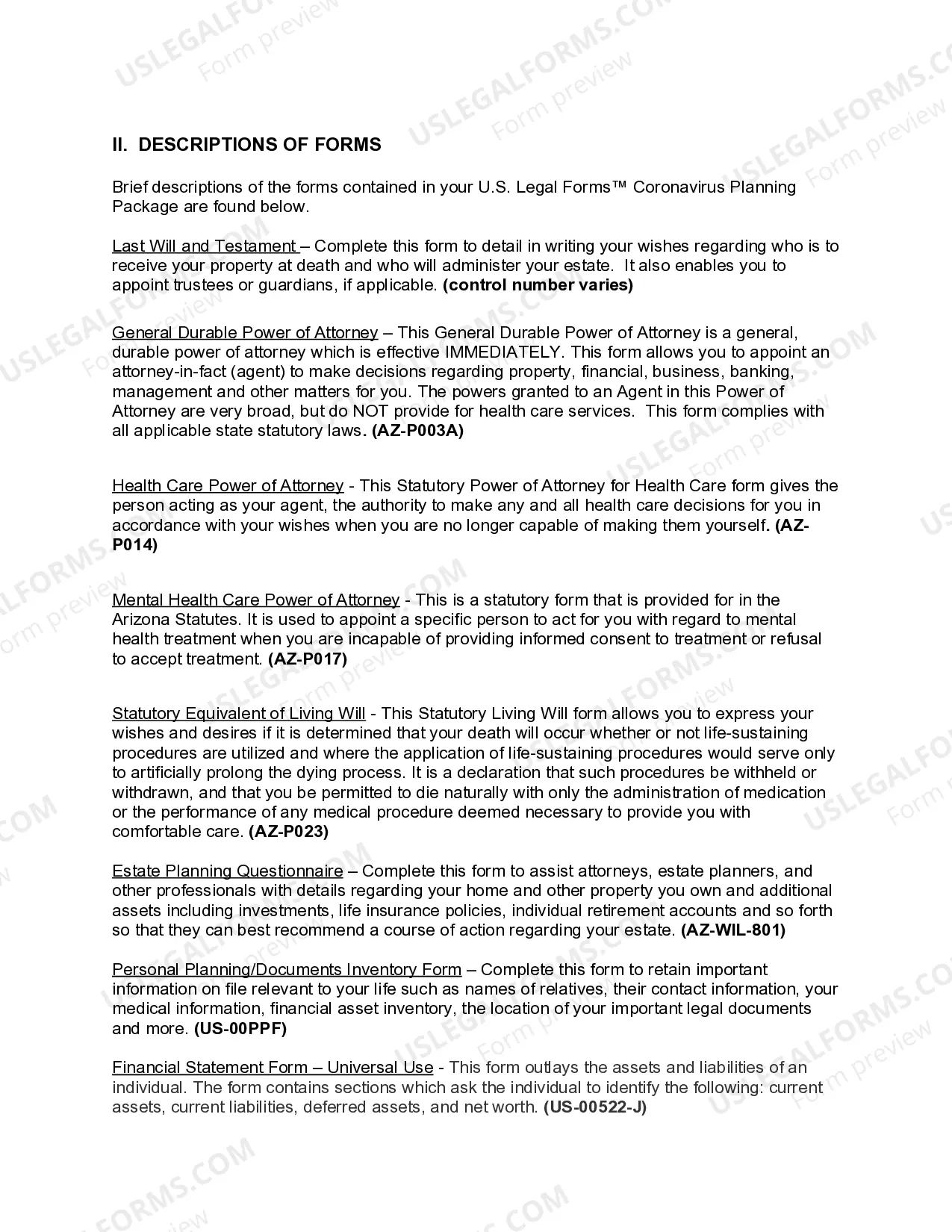 Preview Arizona Coronavirus COVID-19 Family Planning Package