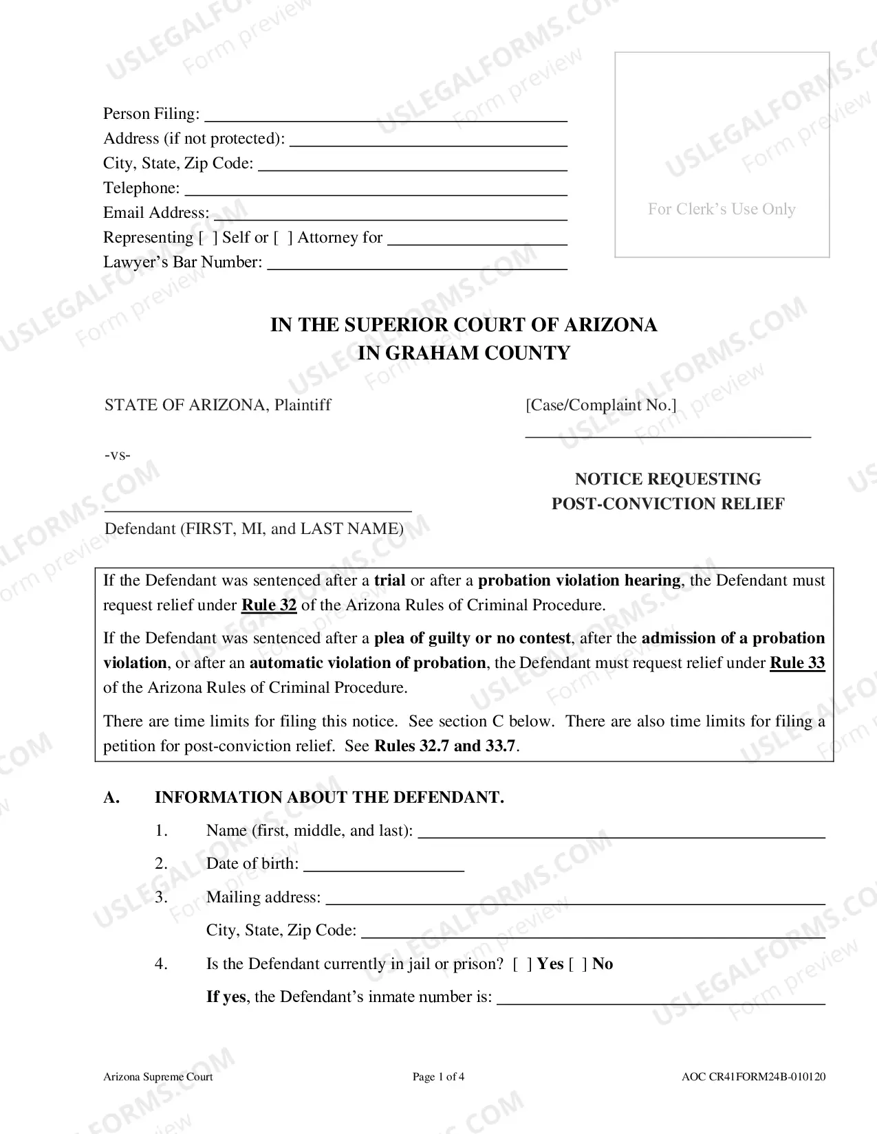 Preview Post Conviction Relief