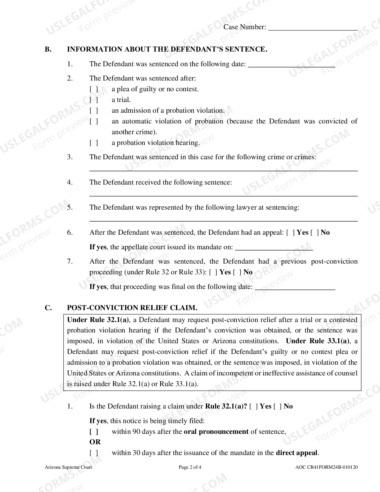 Preview Post Conviction Relief