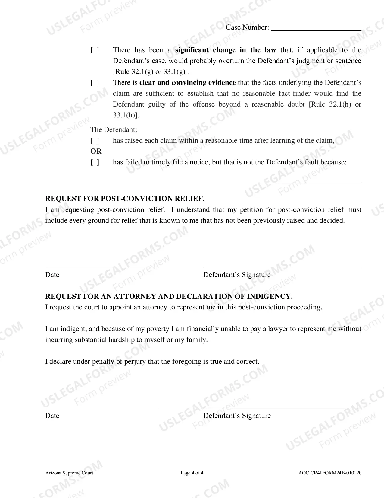 Preview Post Conviction Relief