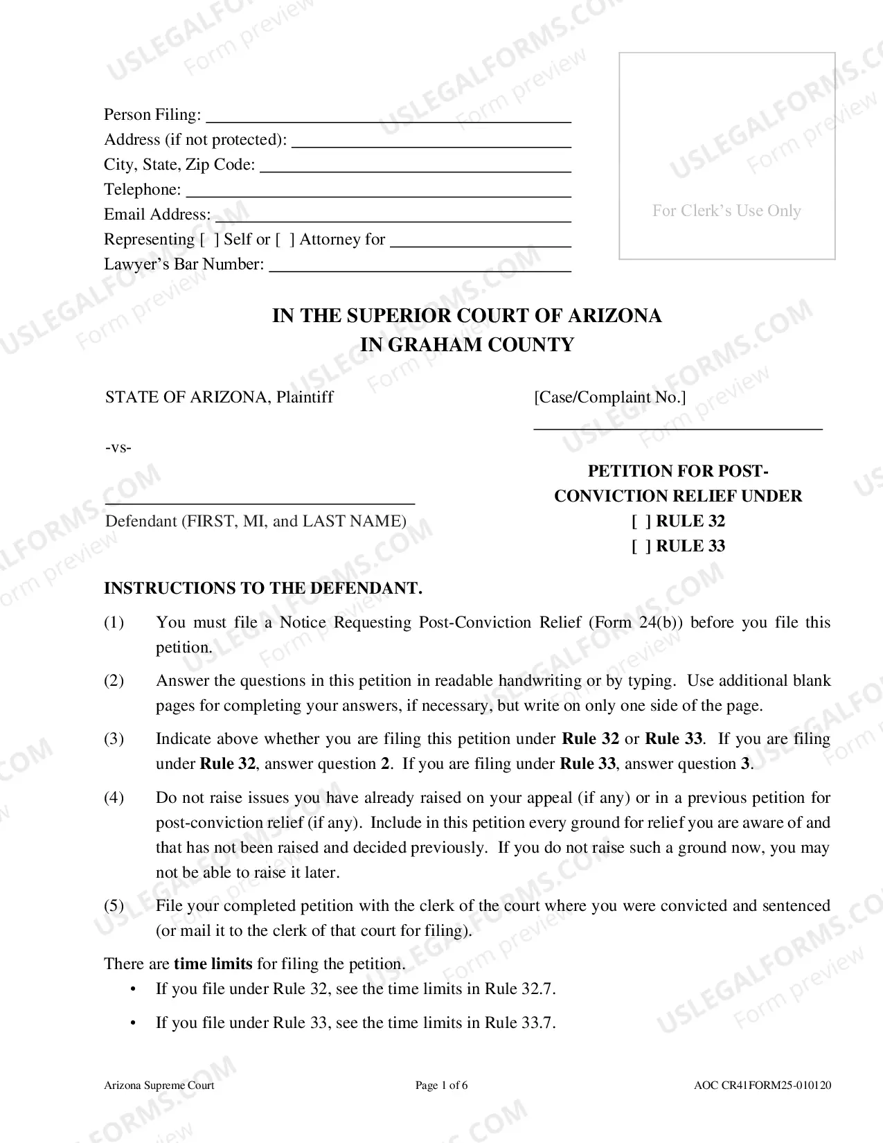 Preview Post Conviction Relief