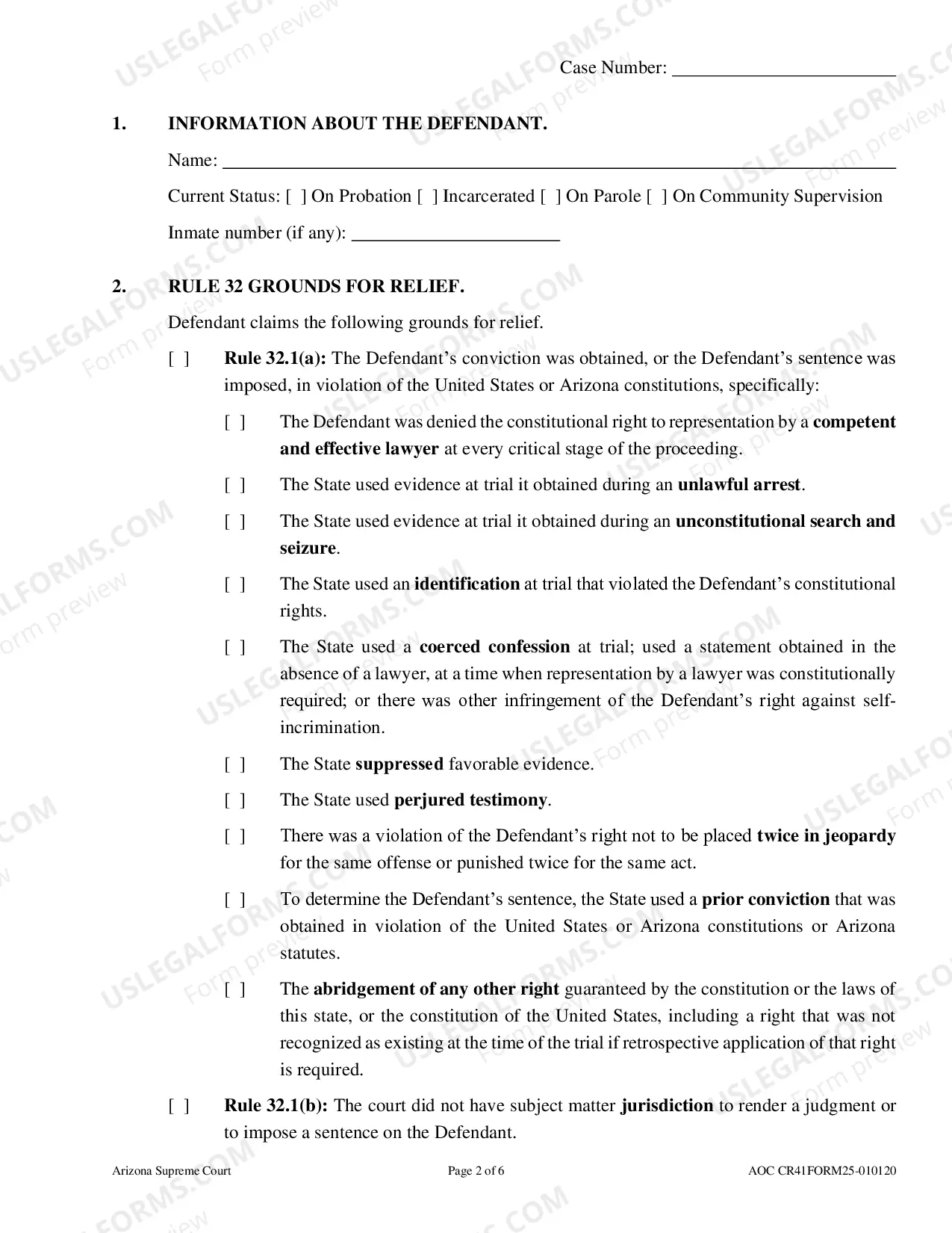 Preview Post Conviction Relief