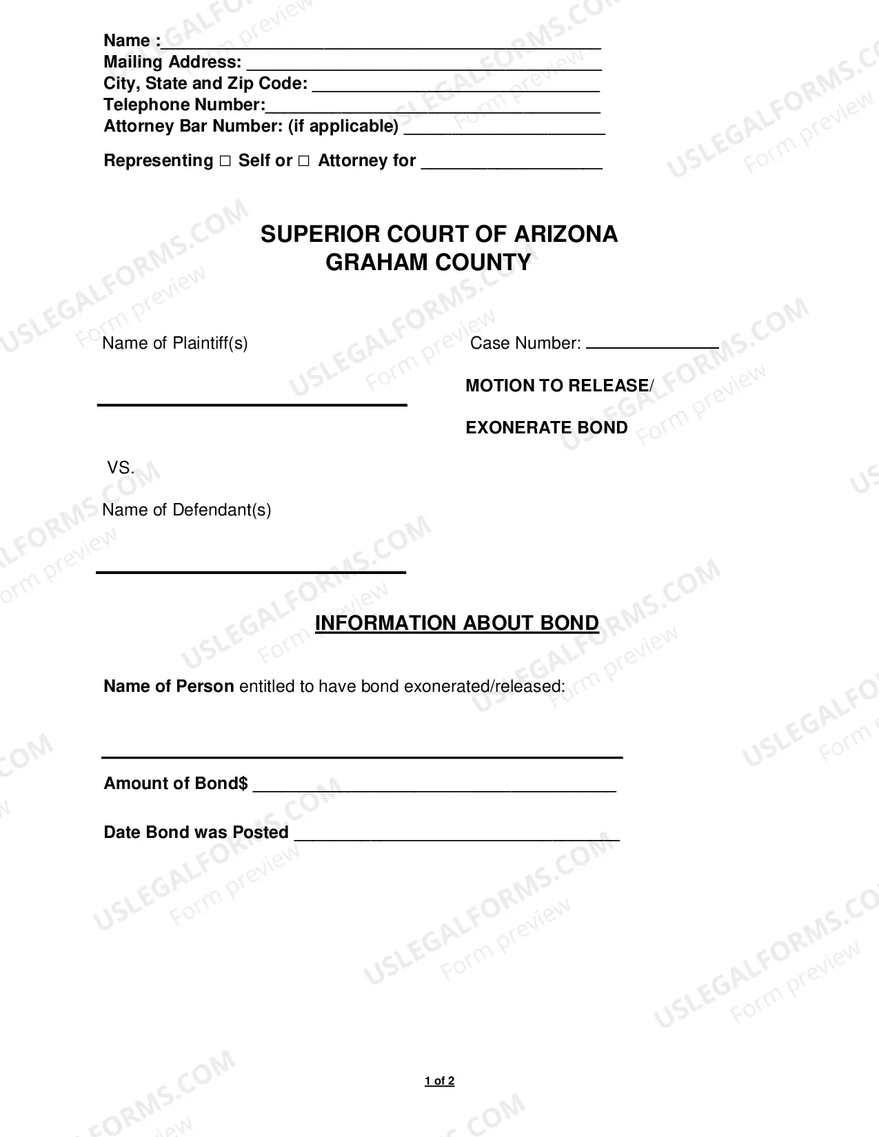 Preview Motion to Exonerate Bond