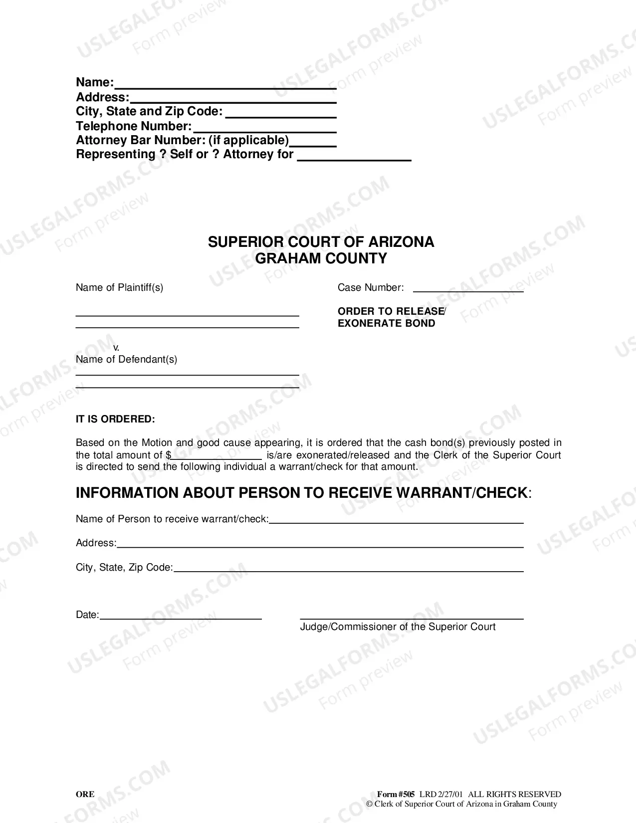 Preview Motion to Exonerate Bond