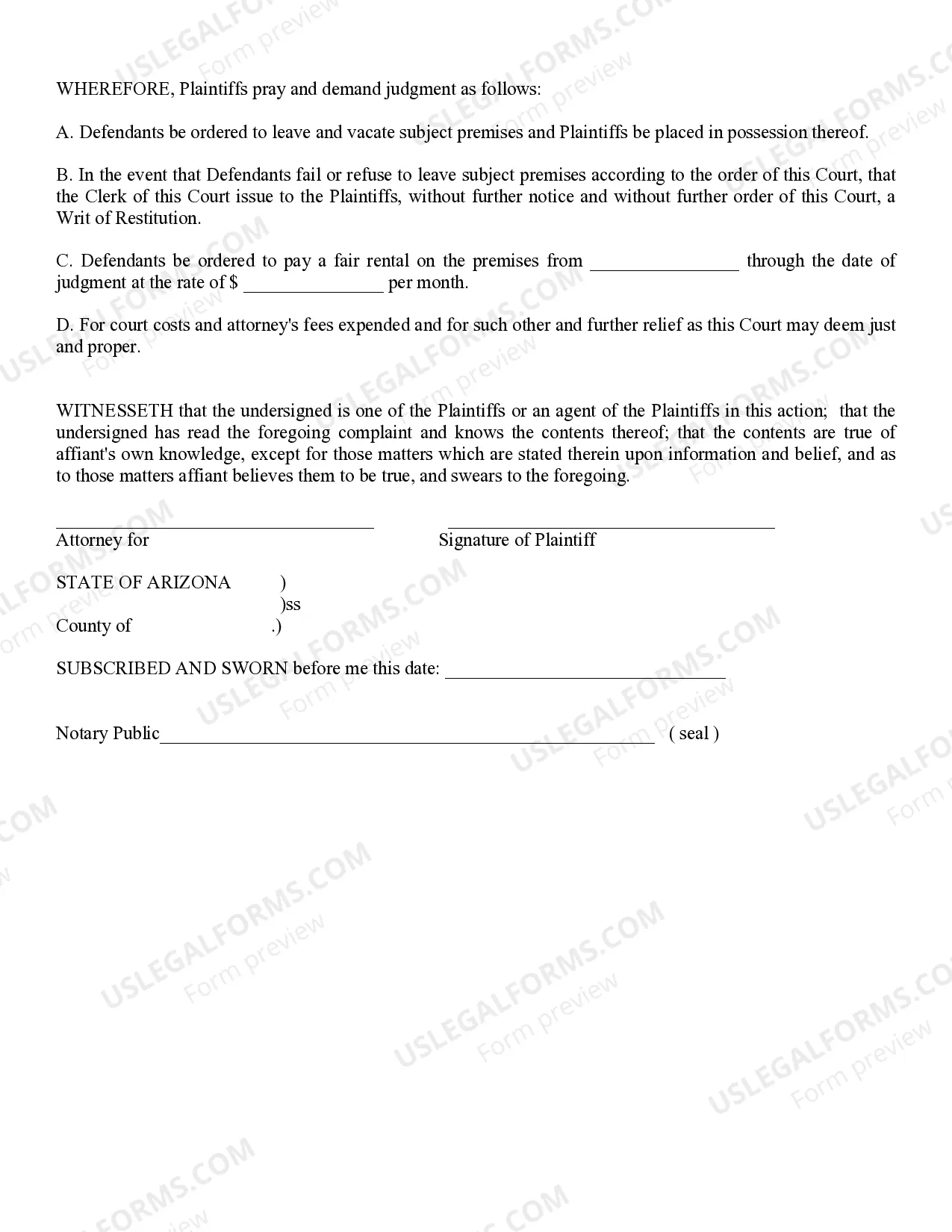 Preview Complaint
