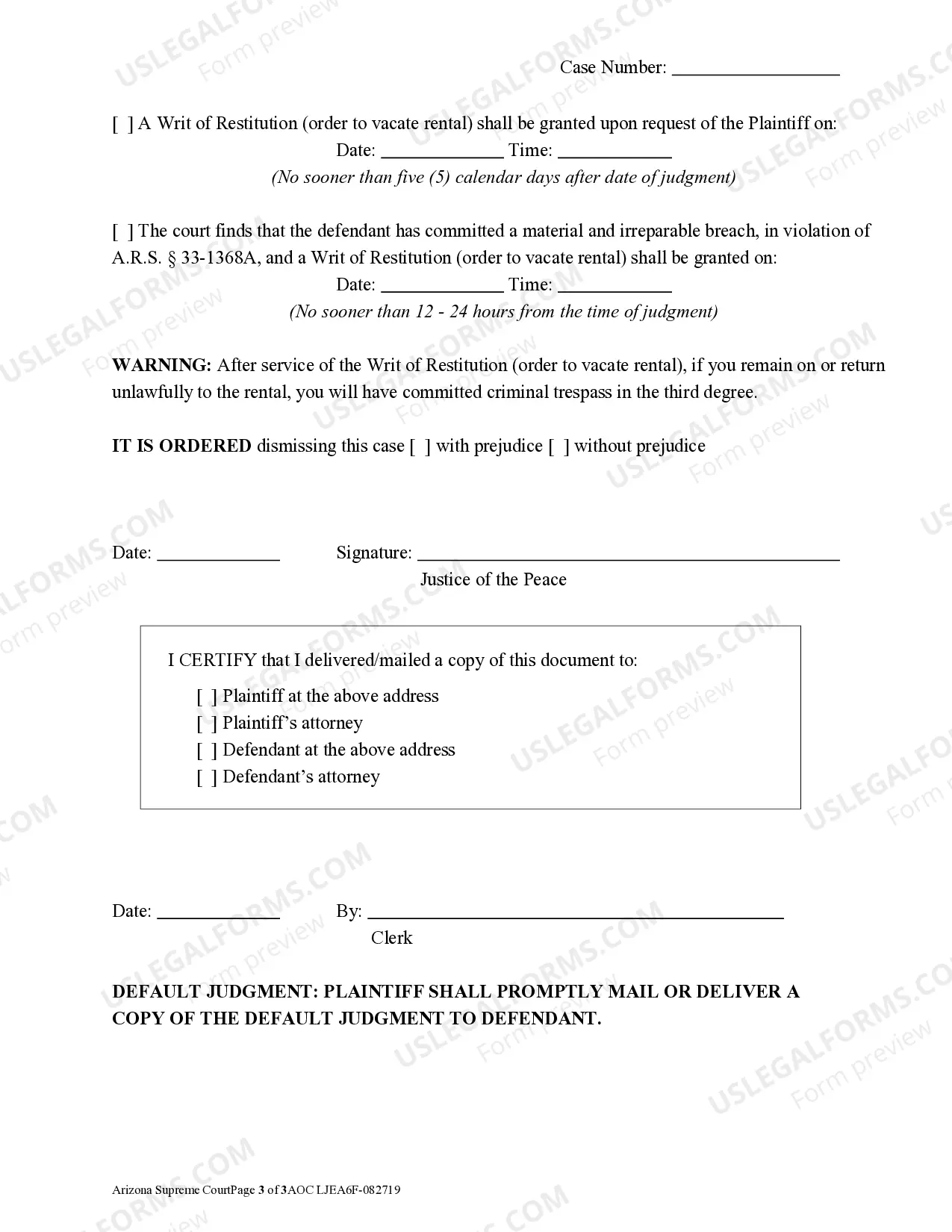 Preview Eviction Action Judgment