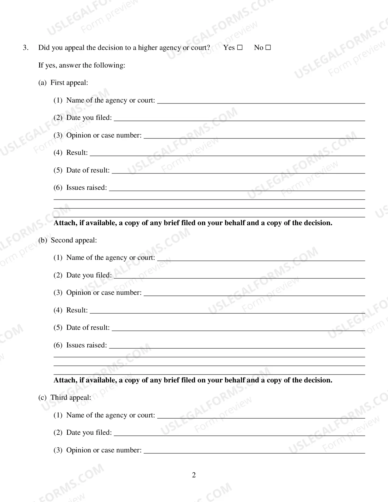 Preview Prisoner Form - Petition for Writ of Habeas Corpus by a Person in Federal Custody Pursuant to 28 U.S.C. 2241