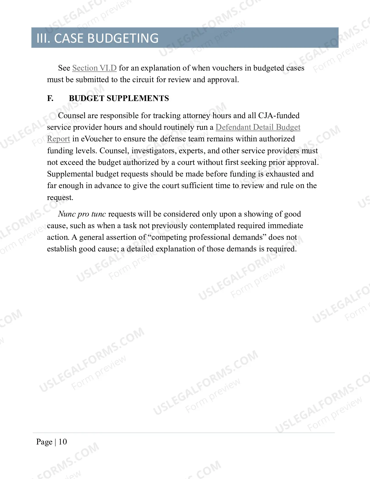 Preview Ninth Circuit CJA Policies and Procedures