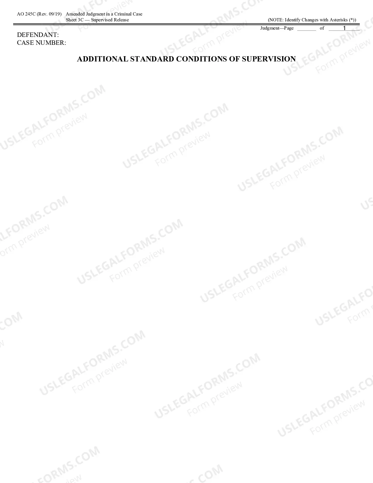 Preview Amended Judgment in Criminal Case