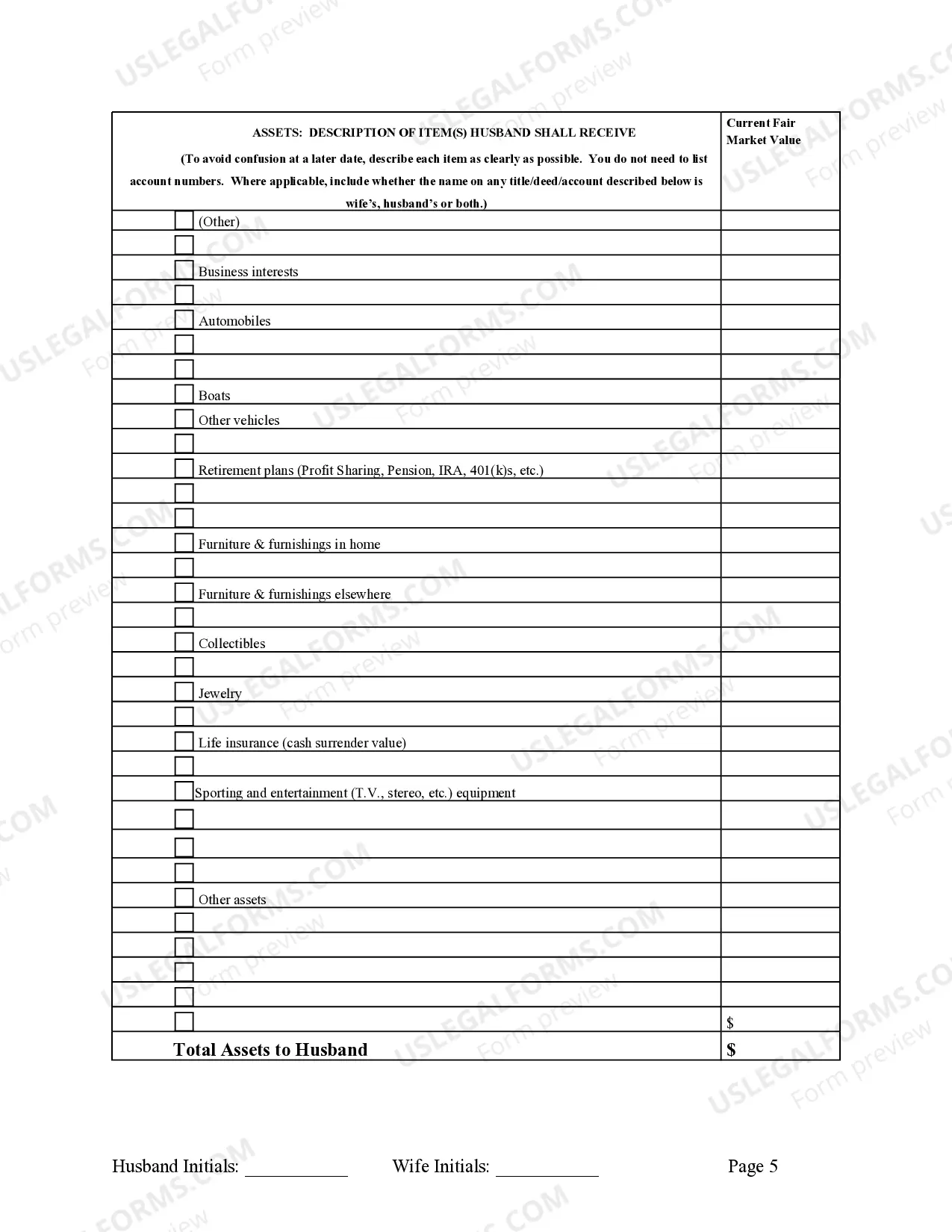 Preview Legal Separation and Property Settlement Agreement with Adult Children - Marital - Parties May have Joint Property or Debts - Effective Immediately