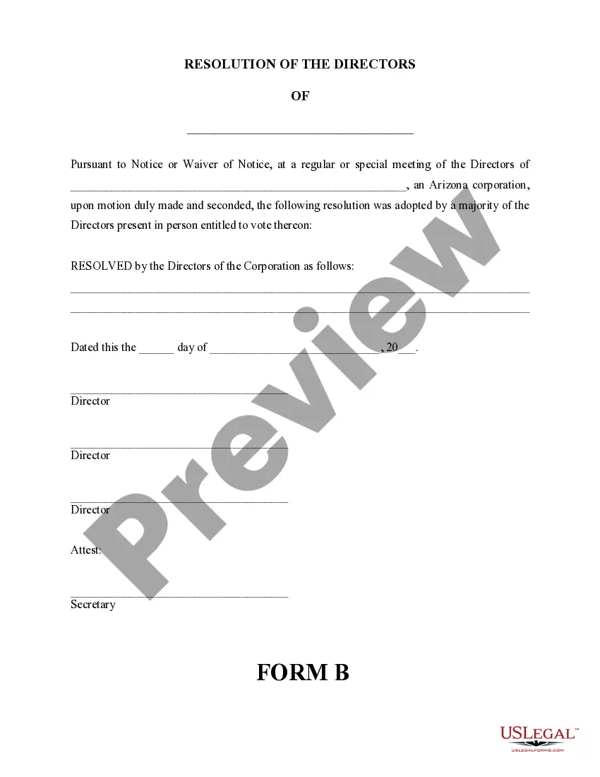 Get Arizona Dissolution Package to Dissolve Corporation Preview Arizona Dissolution Package to Dissolve Corporation