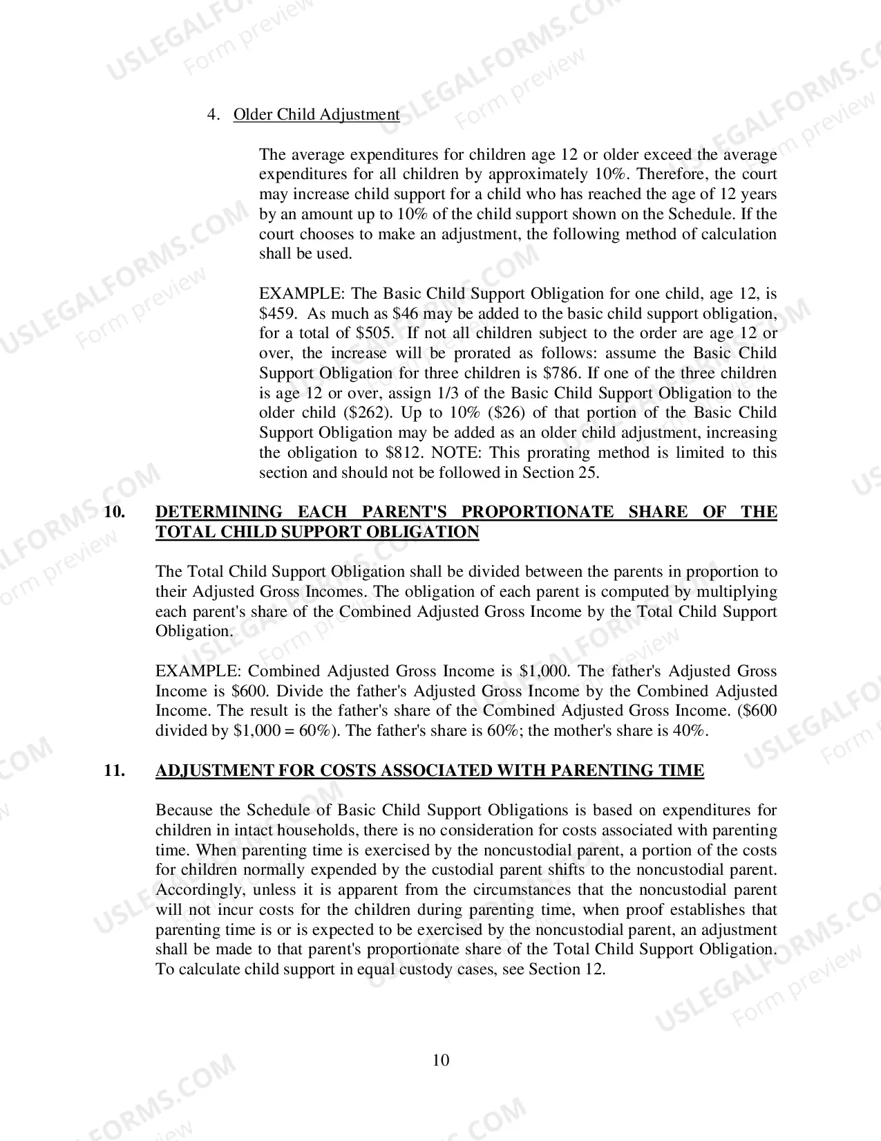Preview 2015 Child Support Guidelines