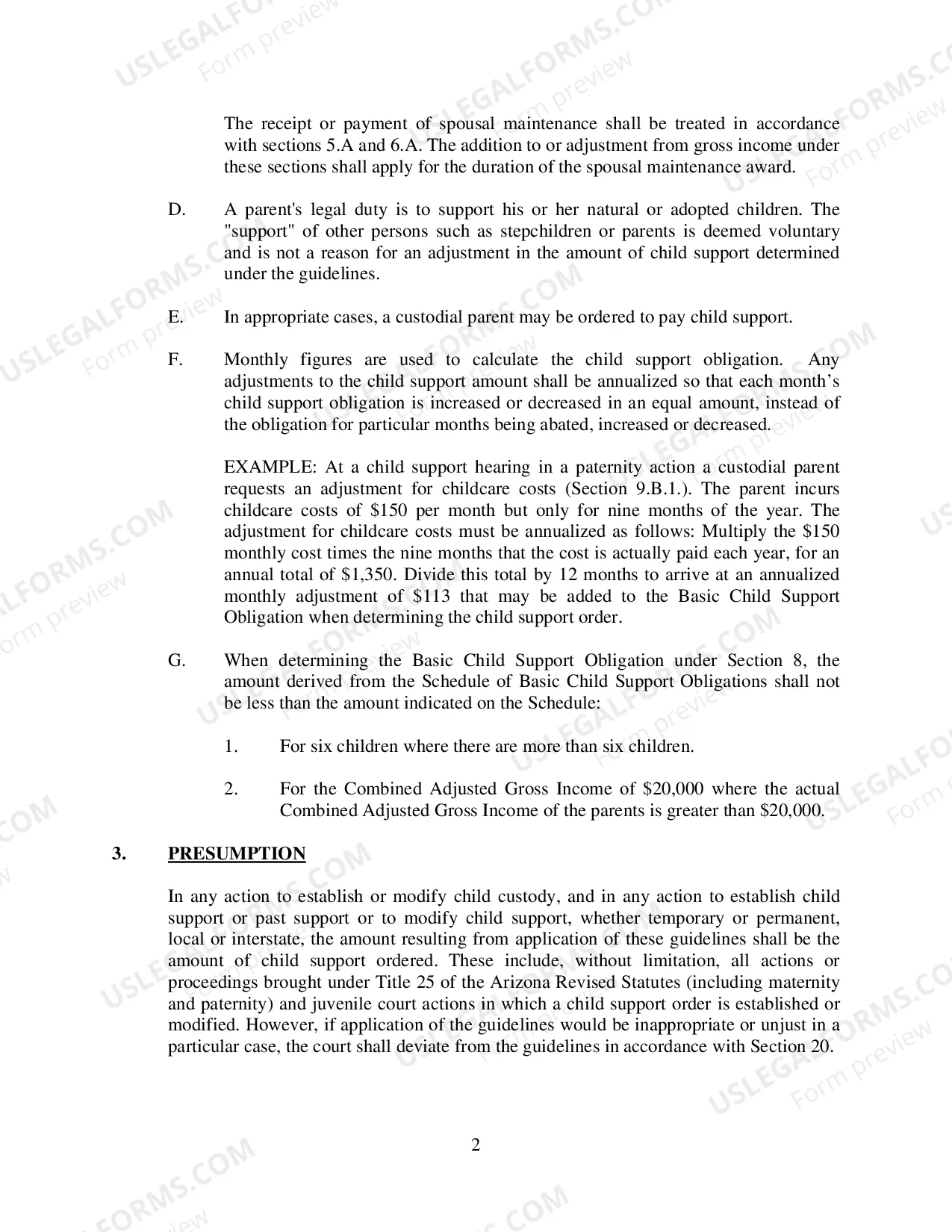 Preview 2015 Child Support Guidelines